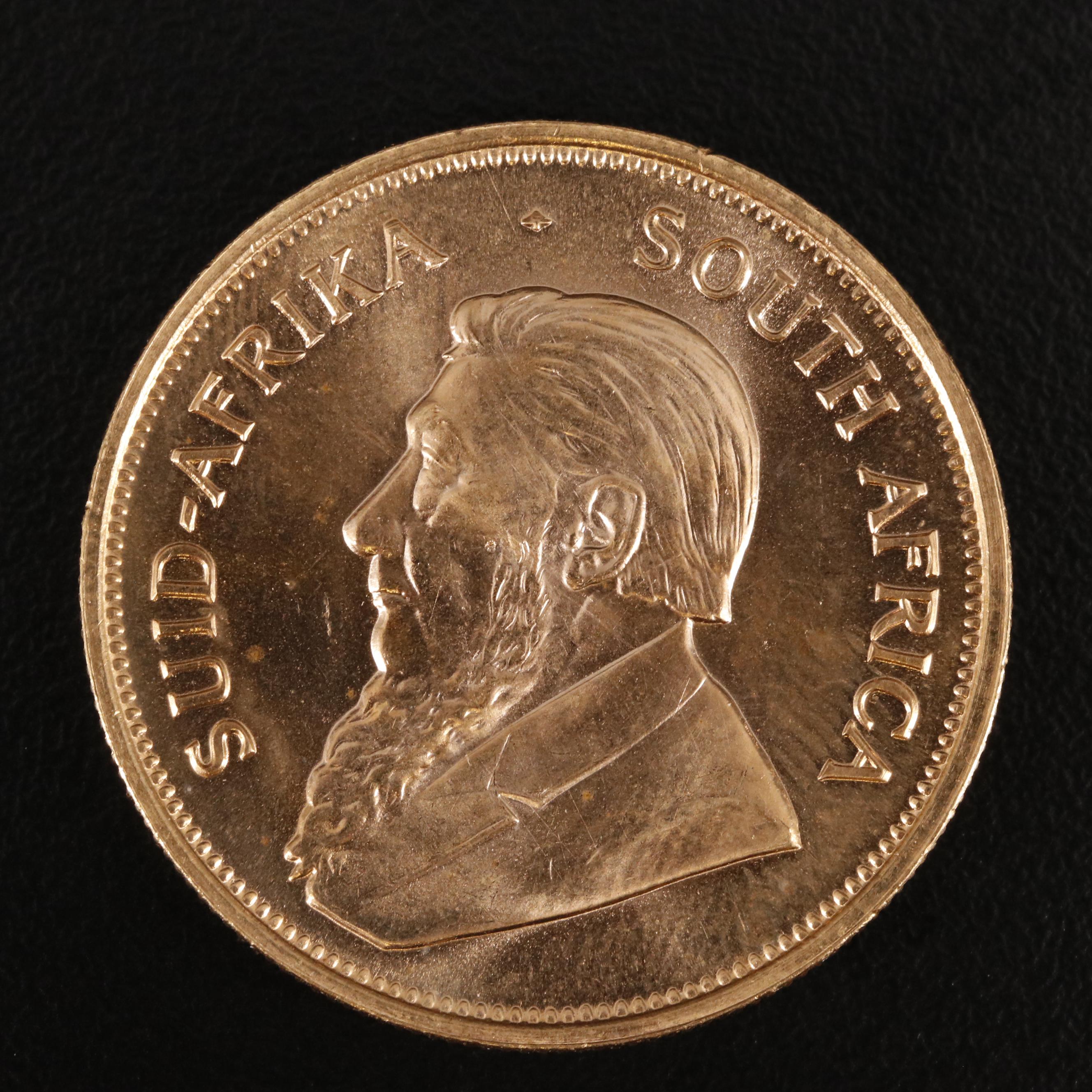 1975 South Africa Krugerrand 1oz. Gold Bullion Coin