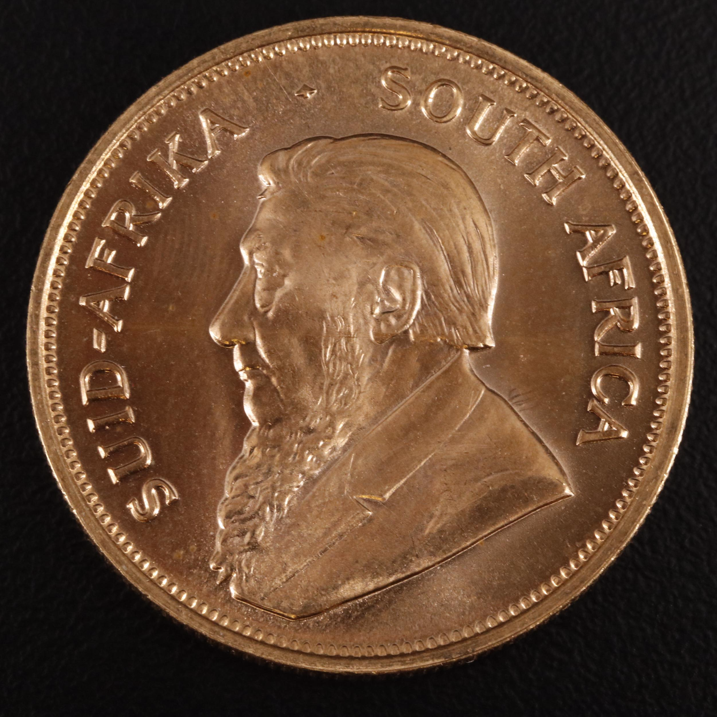 1975 South Africa Krugerrand 1oz. Gold Bullion Coin