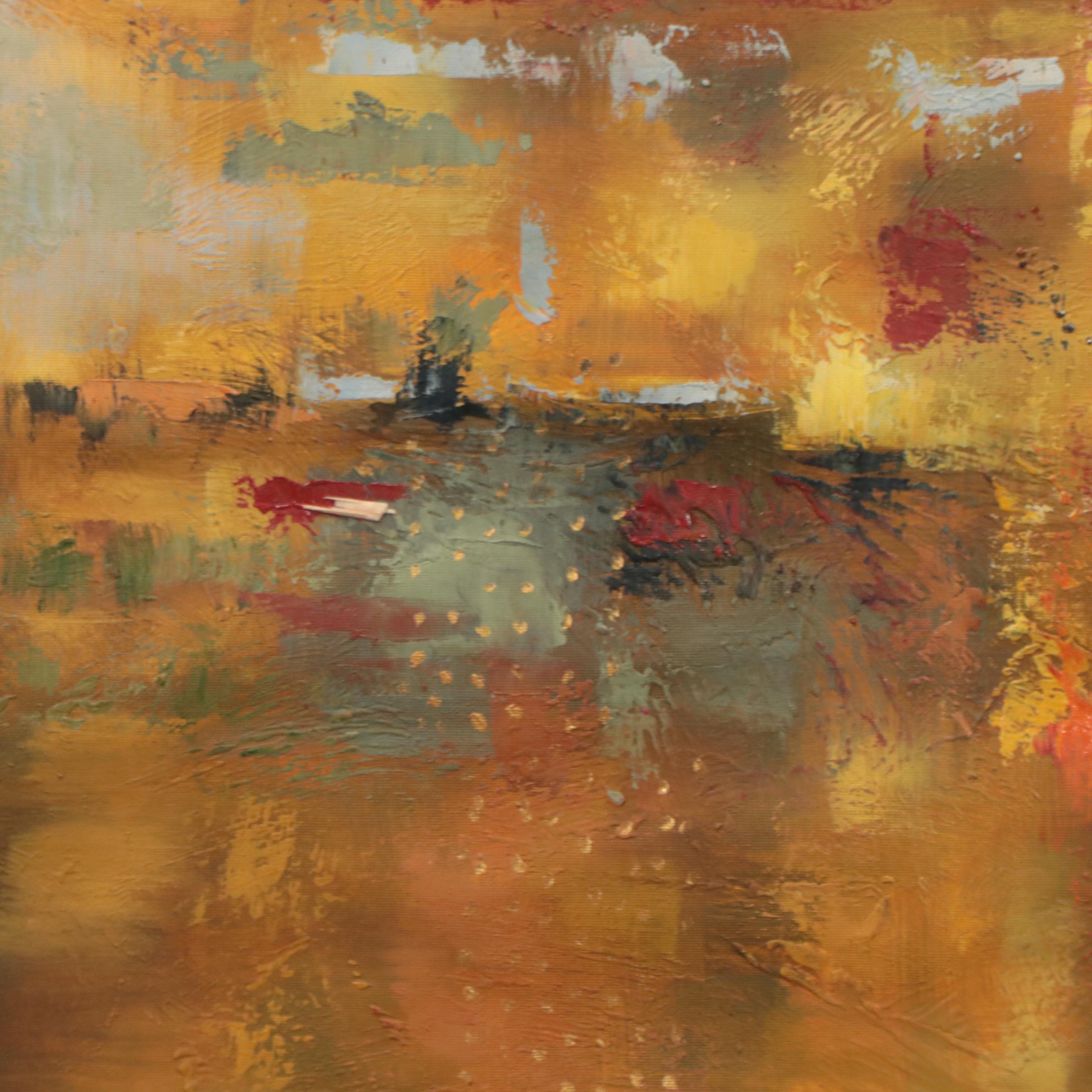 Large-Scale Abstract Oil Painting, 21st Century