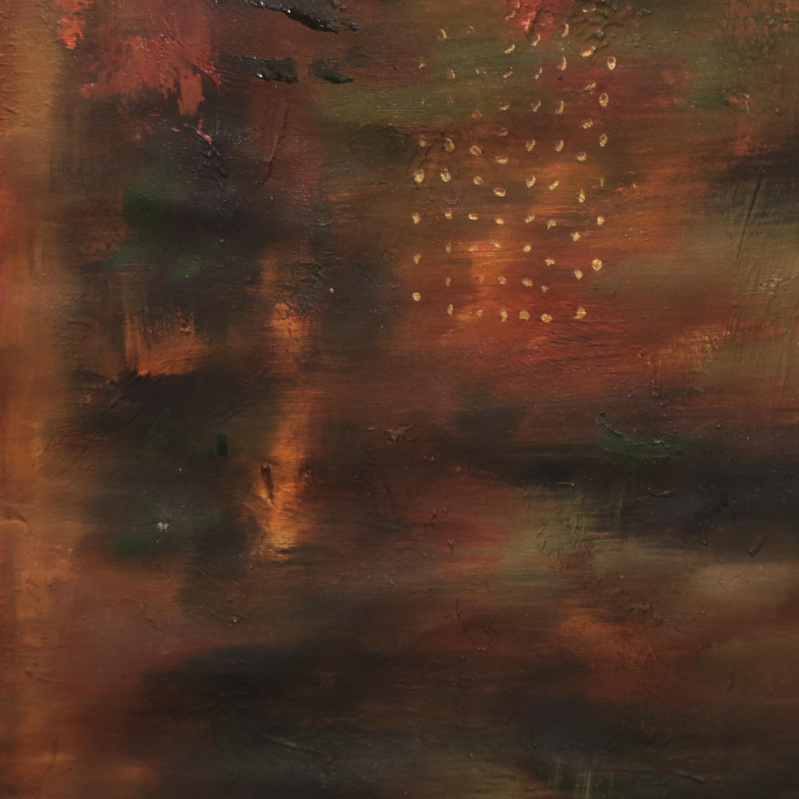 Large-Scale Abstract Oil Painting, 21st Century