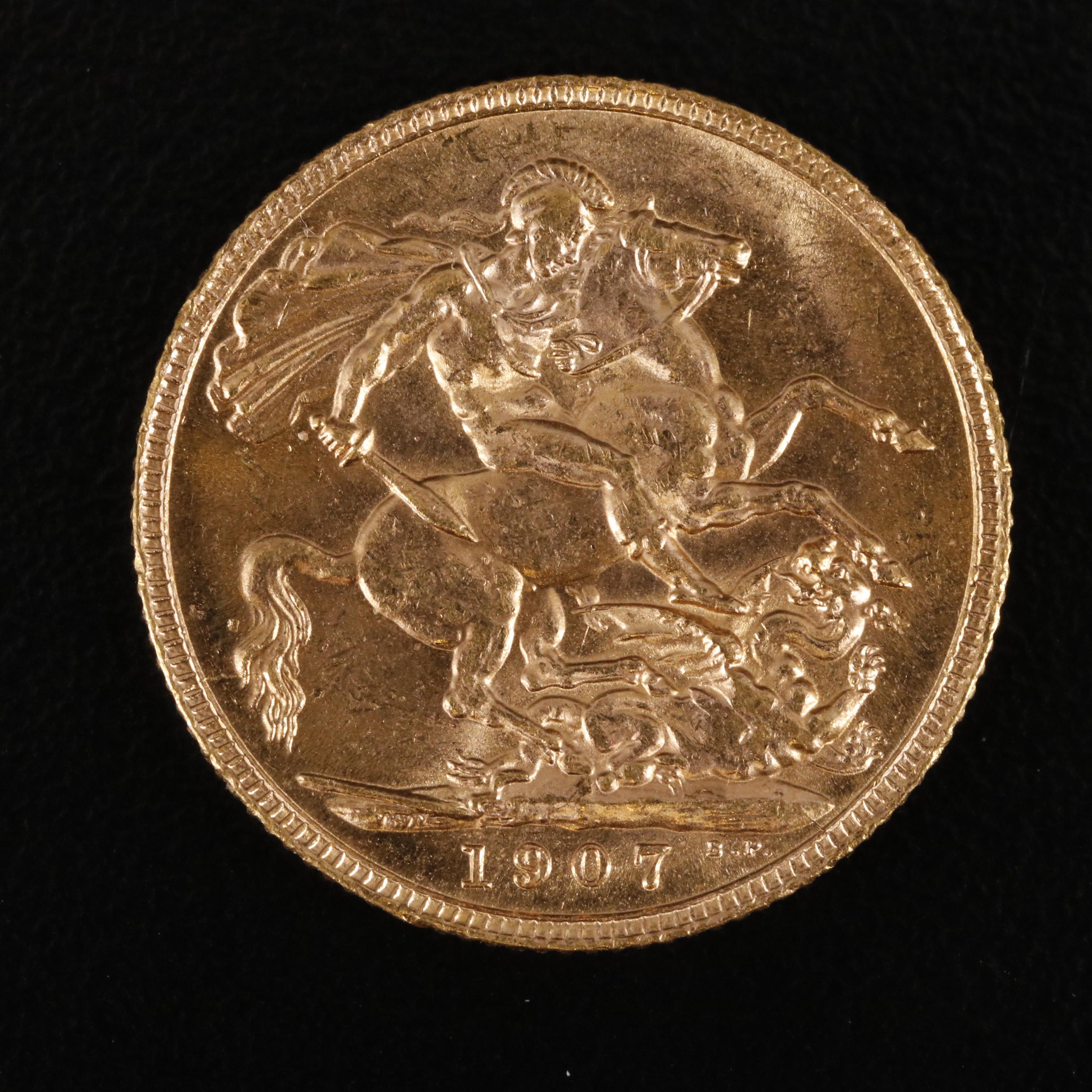 1907 British Gold Sovereign