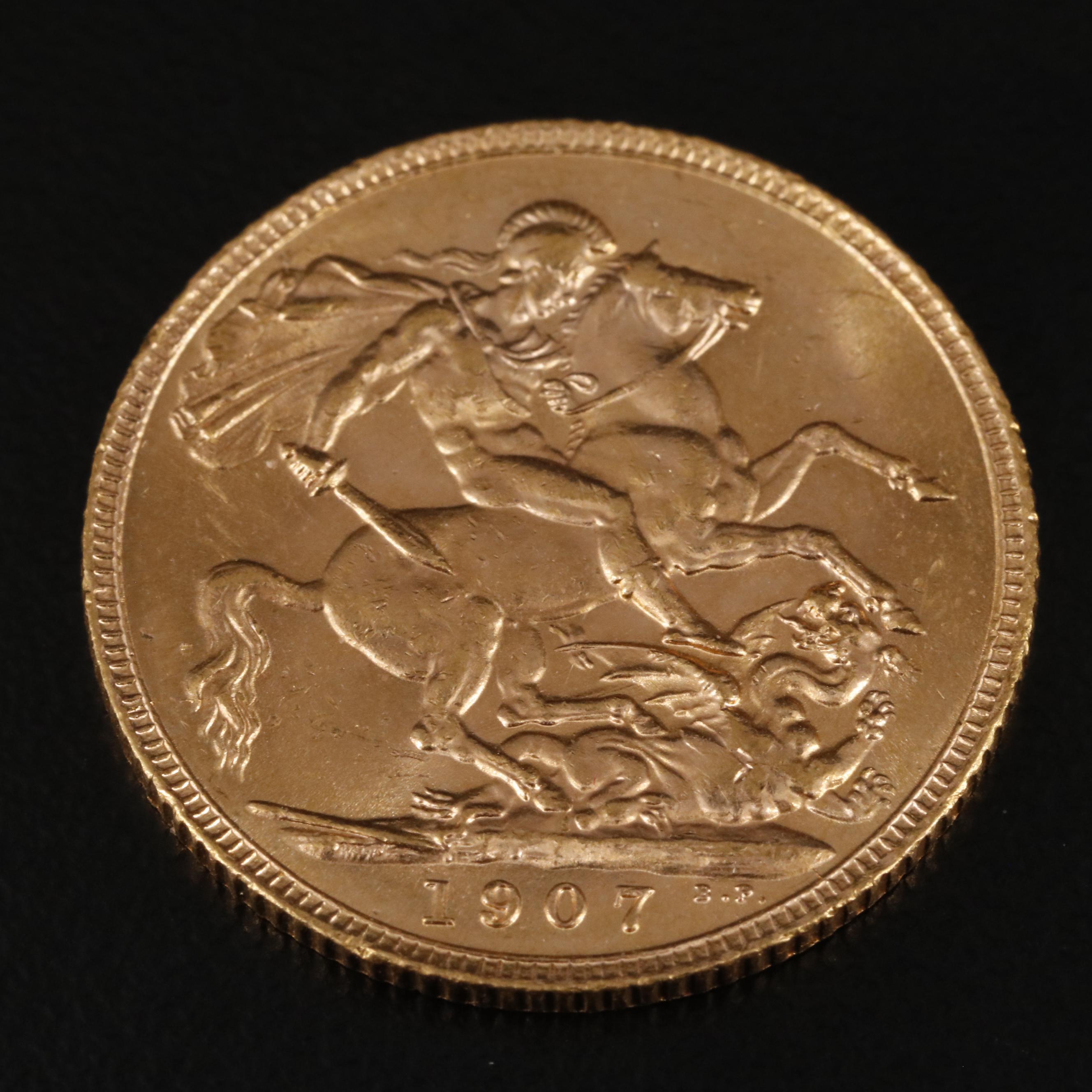 1907 British Gold Sovereign