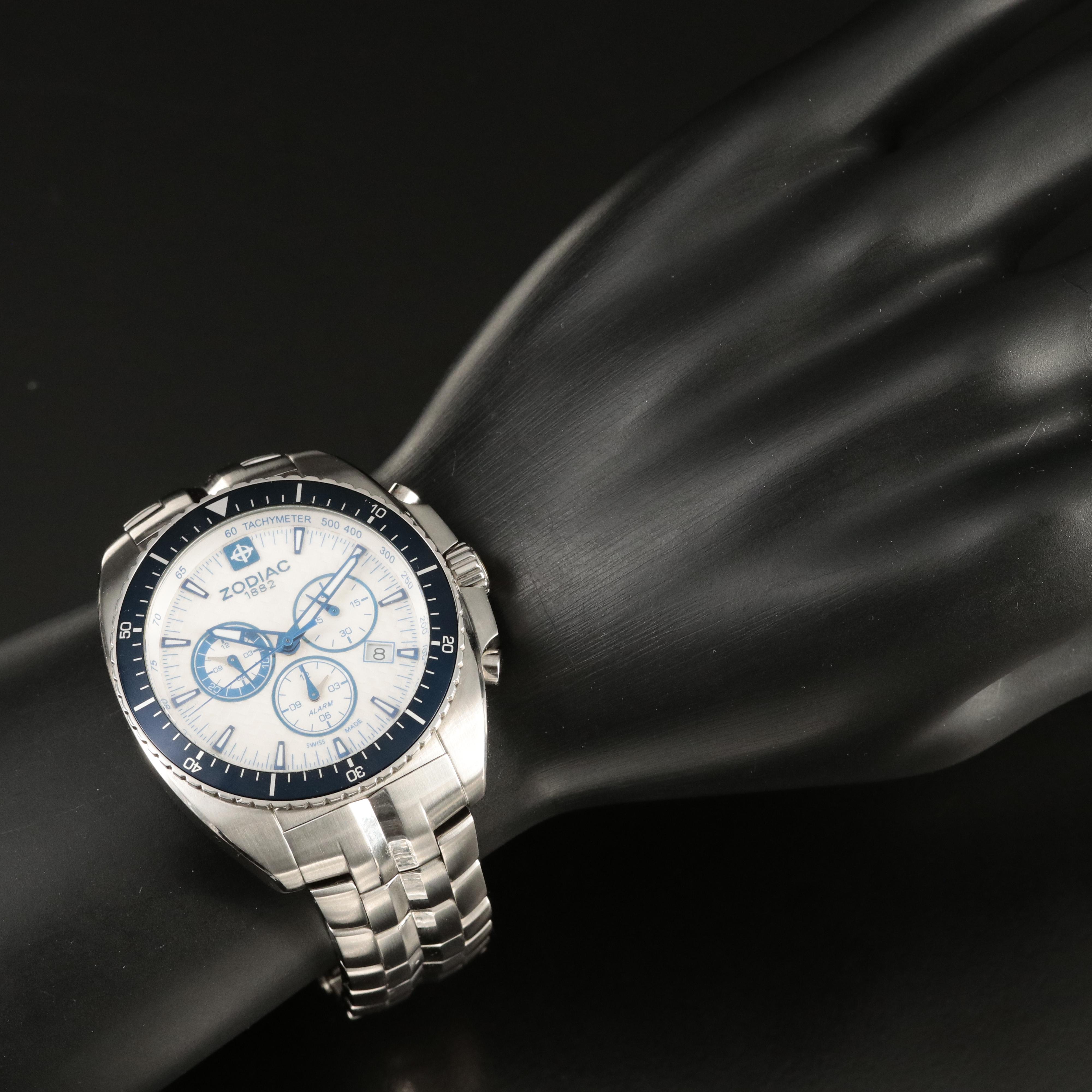 Zodiac Speed Dragon Alarm Chronograph Watch