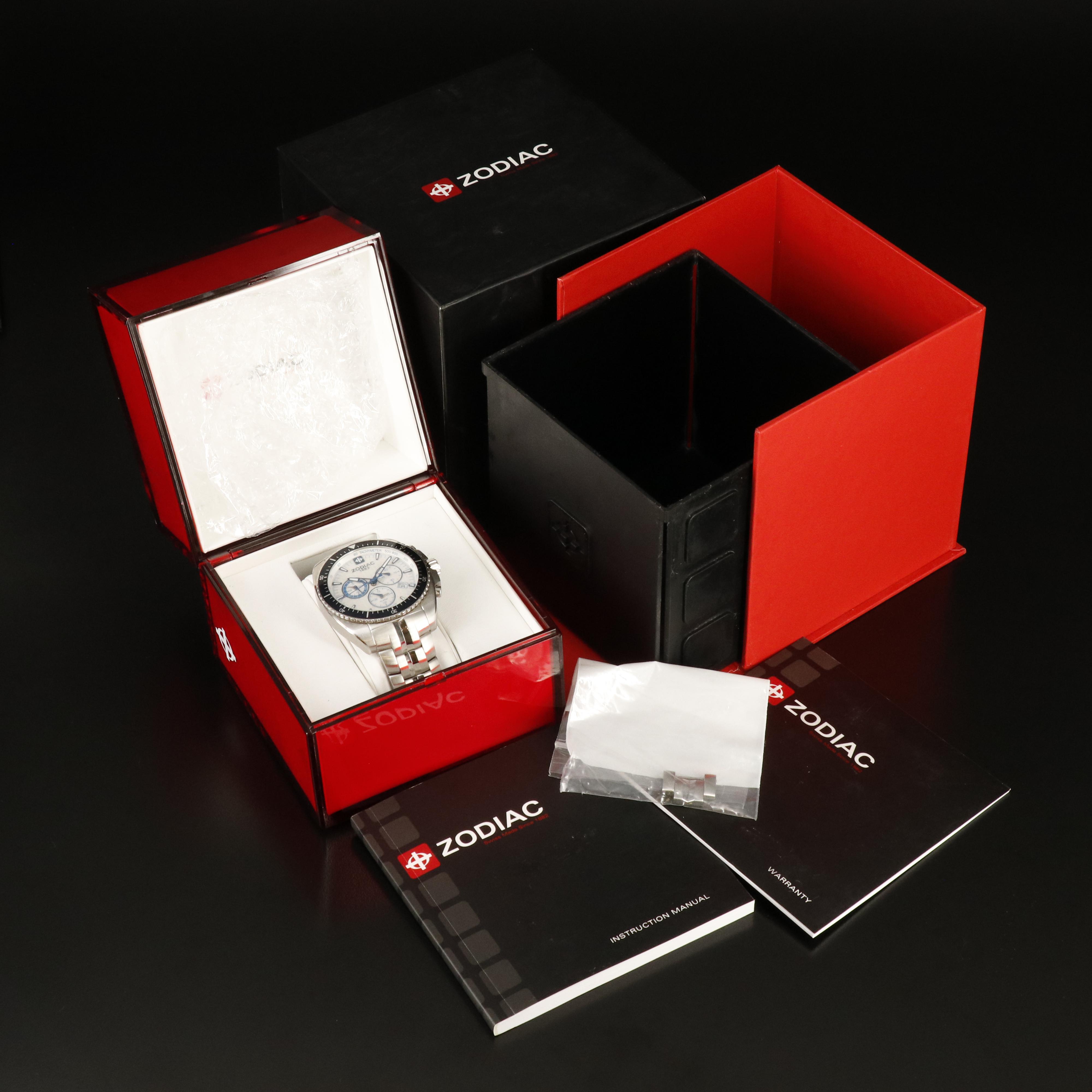 Zodiac Speed Dragon Alarm Chronograph Watch