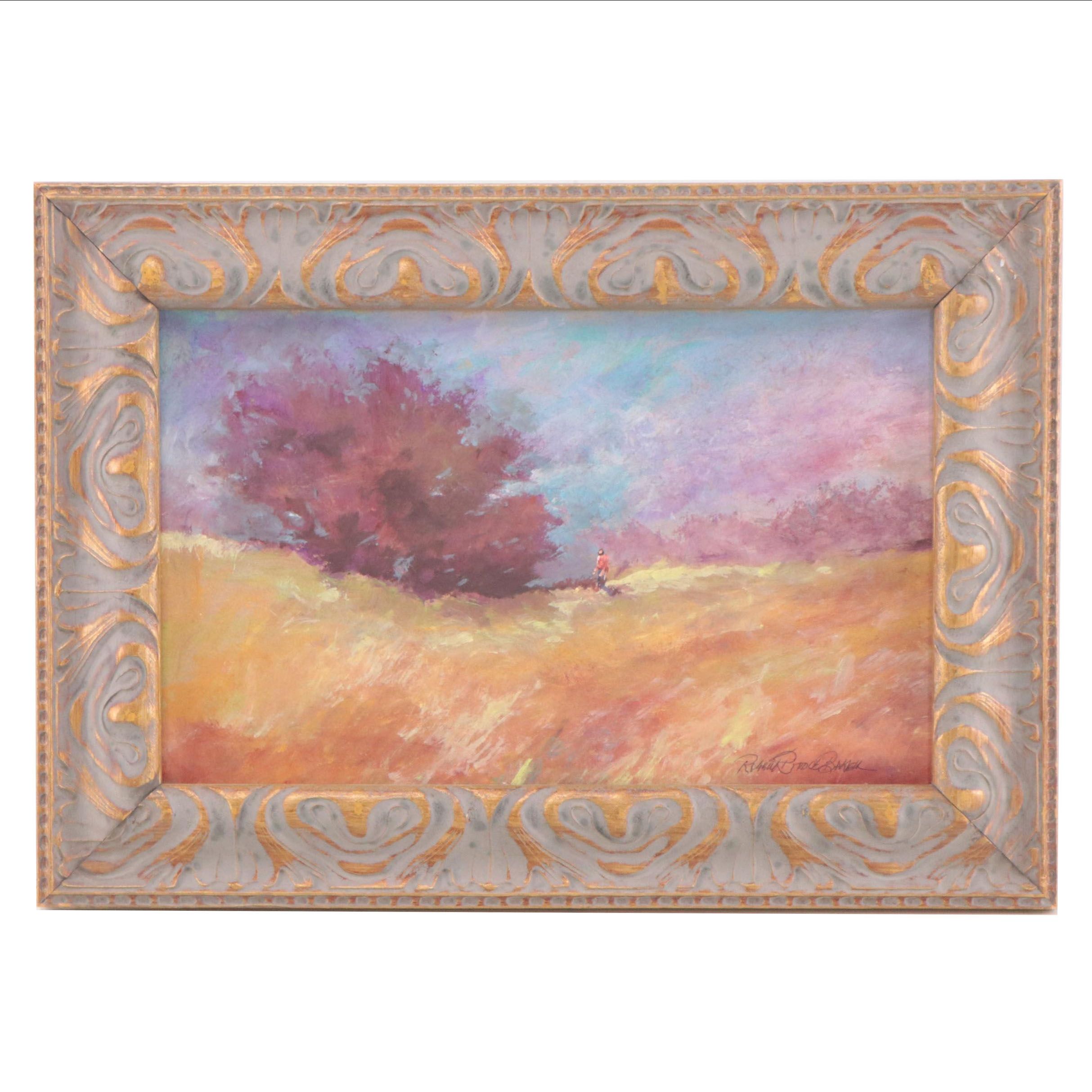 Robert Riddle-Baker Acrylic Painting of Landscape, 2023