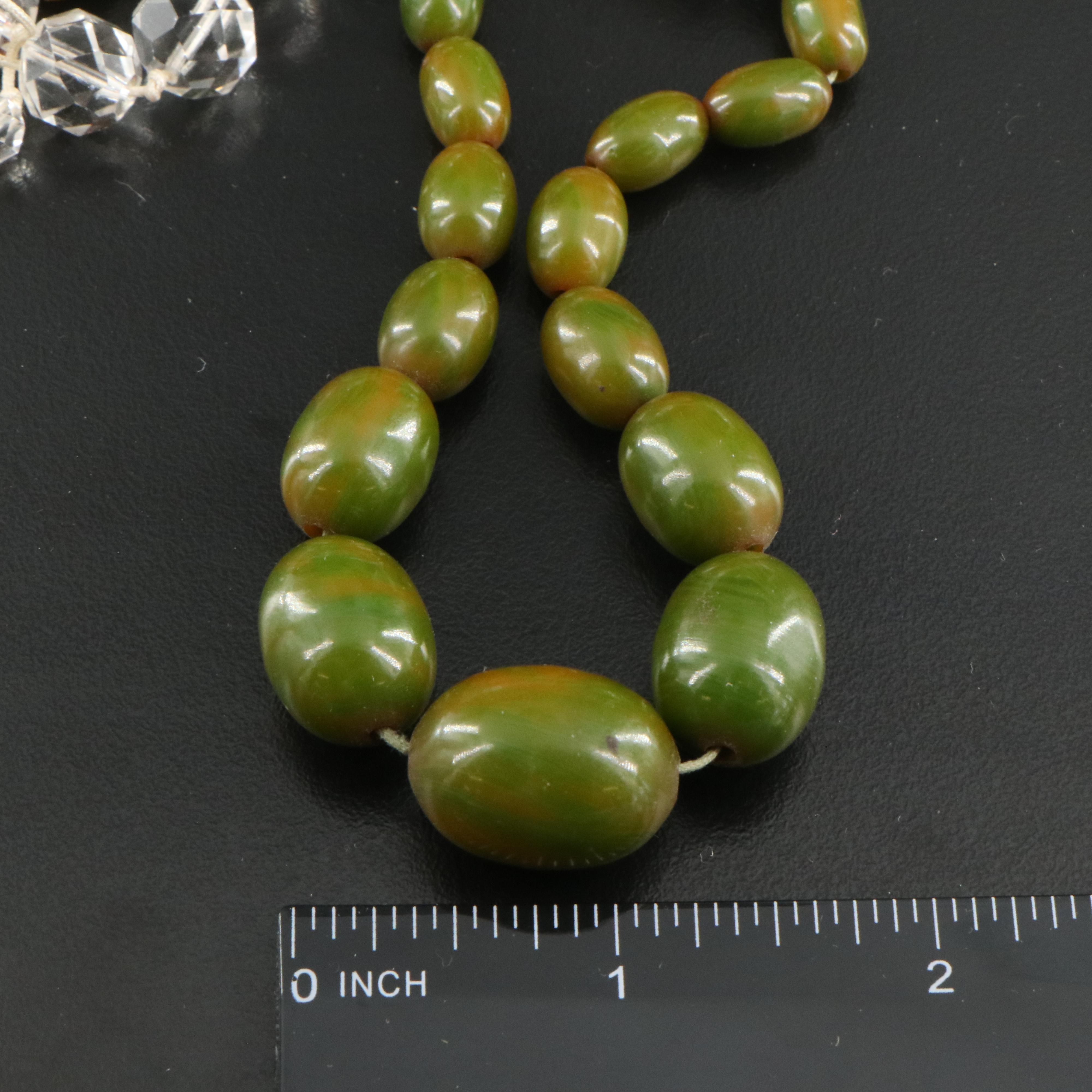 Selenite, Rock Quartz Crystal, Vintage and Antique Bead Assortment