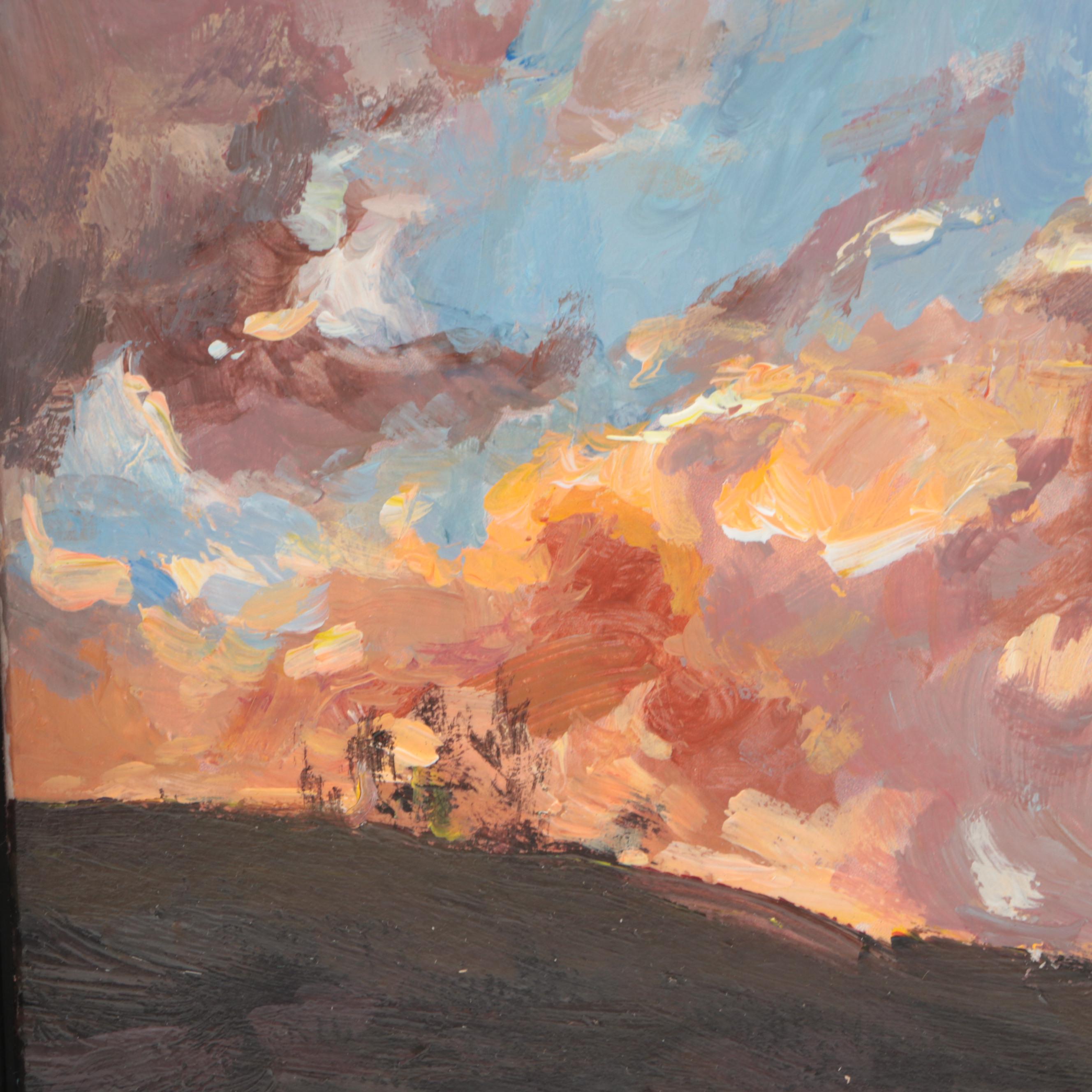 Agnes Rey Oil Painting "Into the Unknown," 2023