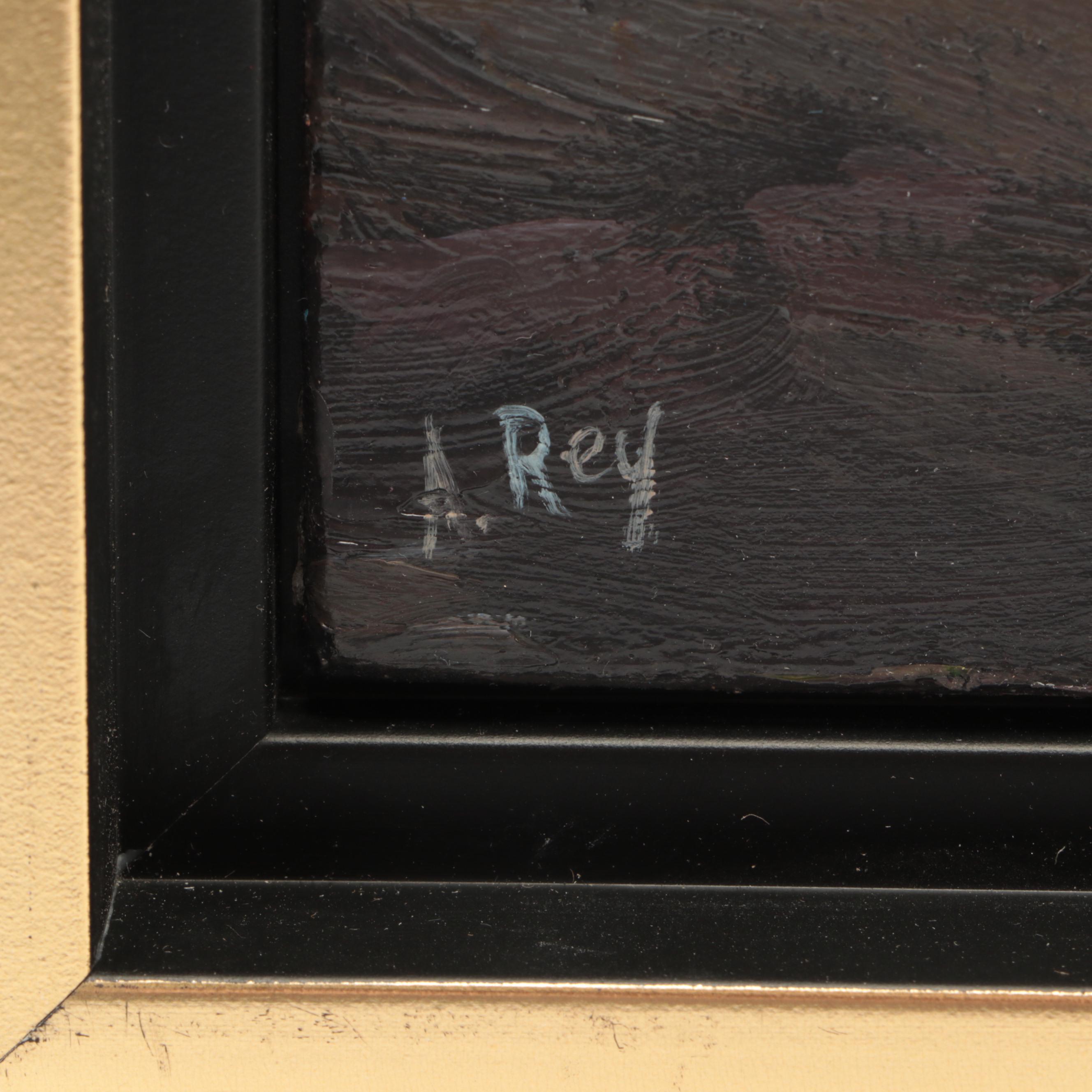 Agnes Rey Oil Painting "Into the Unknown," 2023