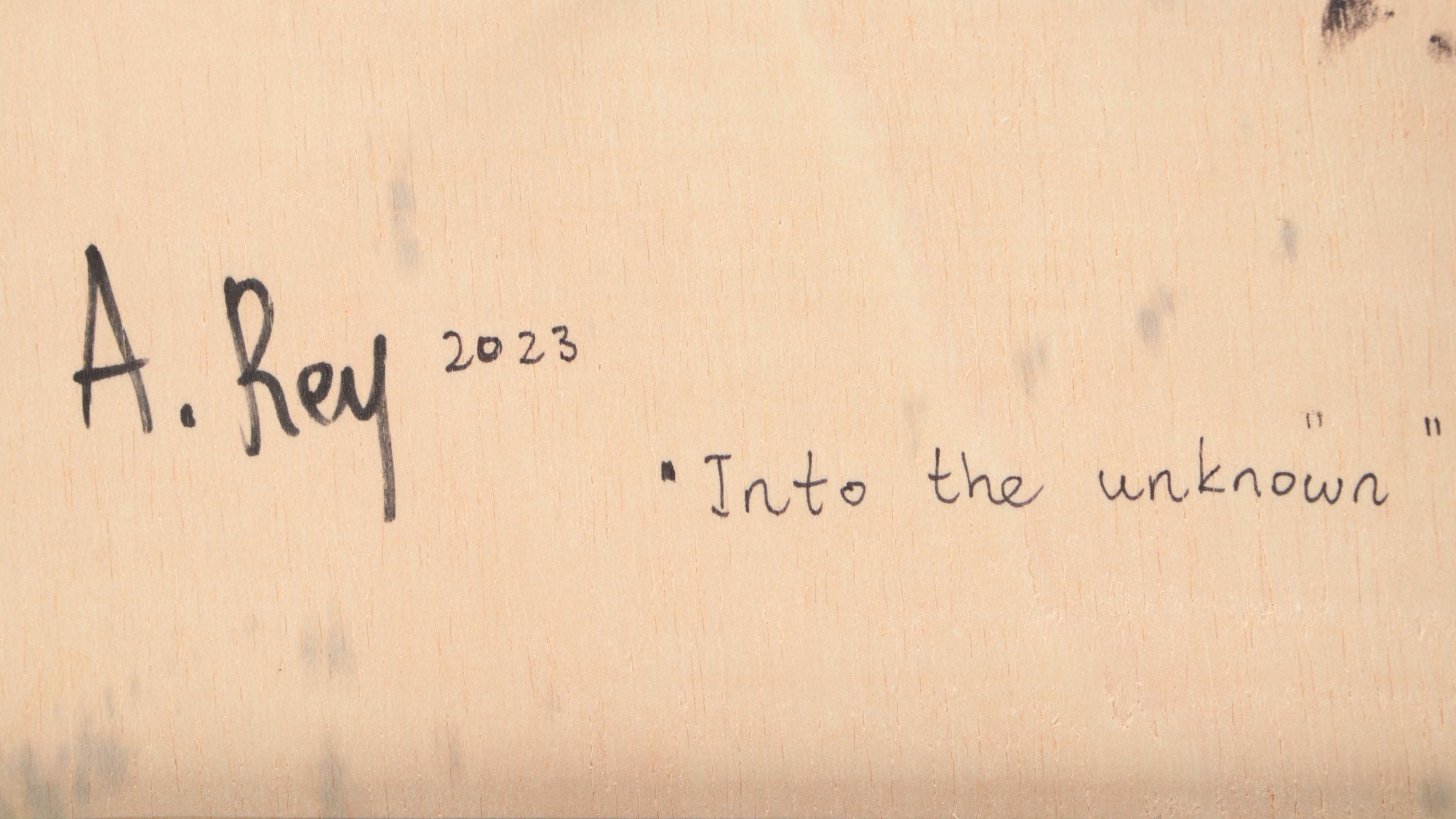 Agnes Rey Oil Painting "Into the Unknown," 2023