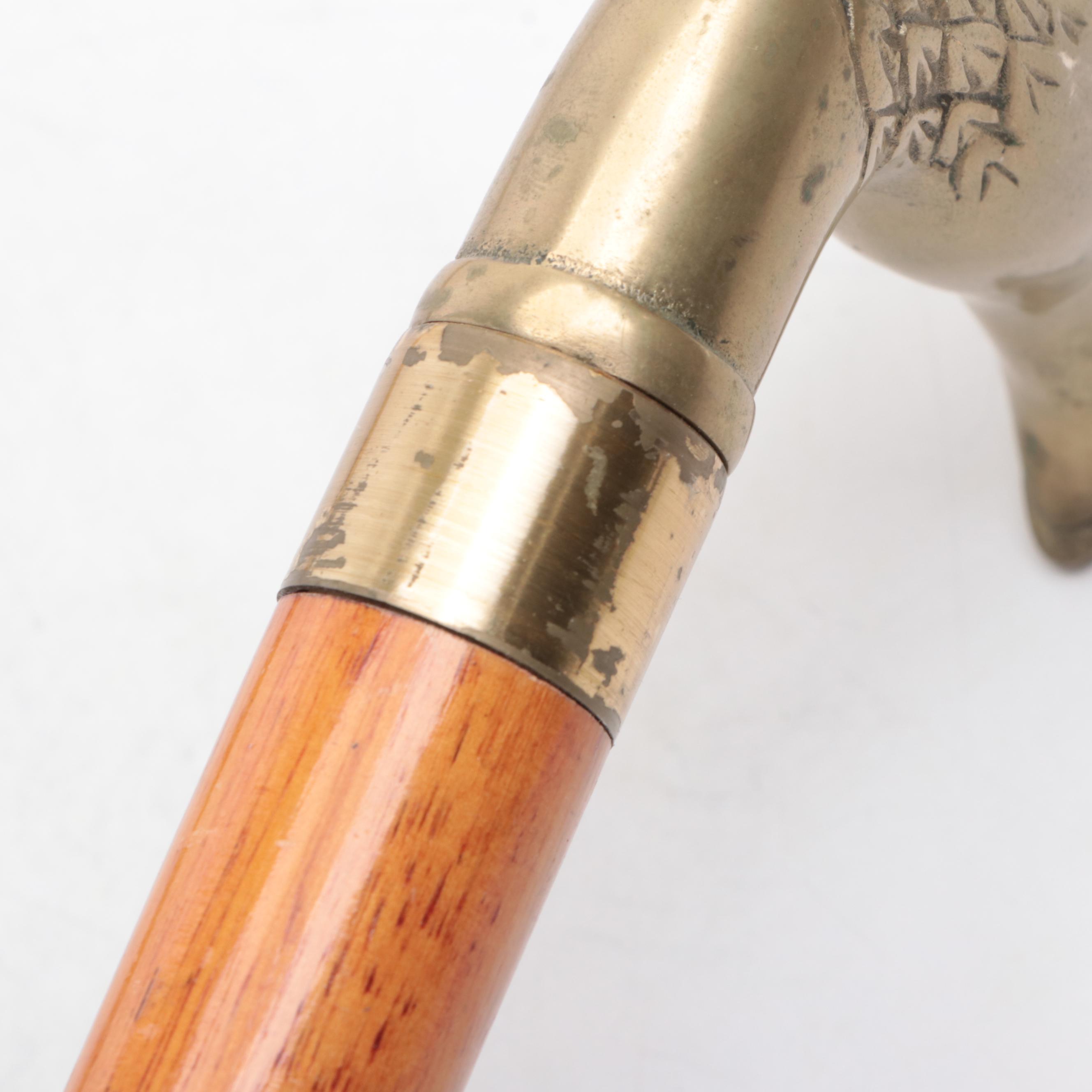 Brass Eagle Head Canes With Hidden Blades