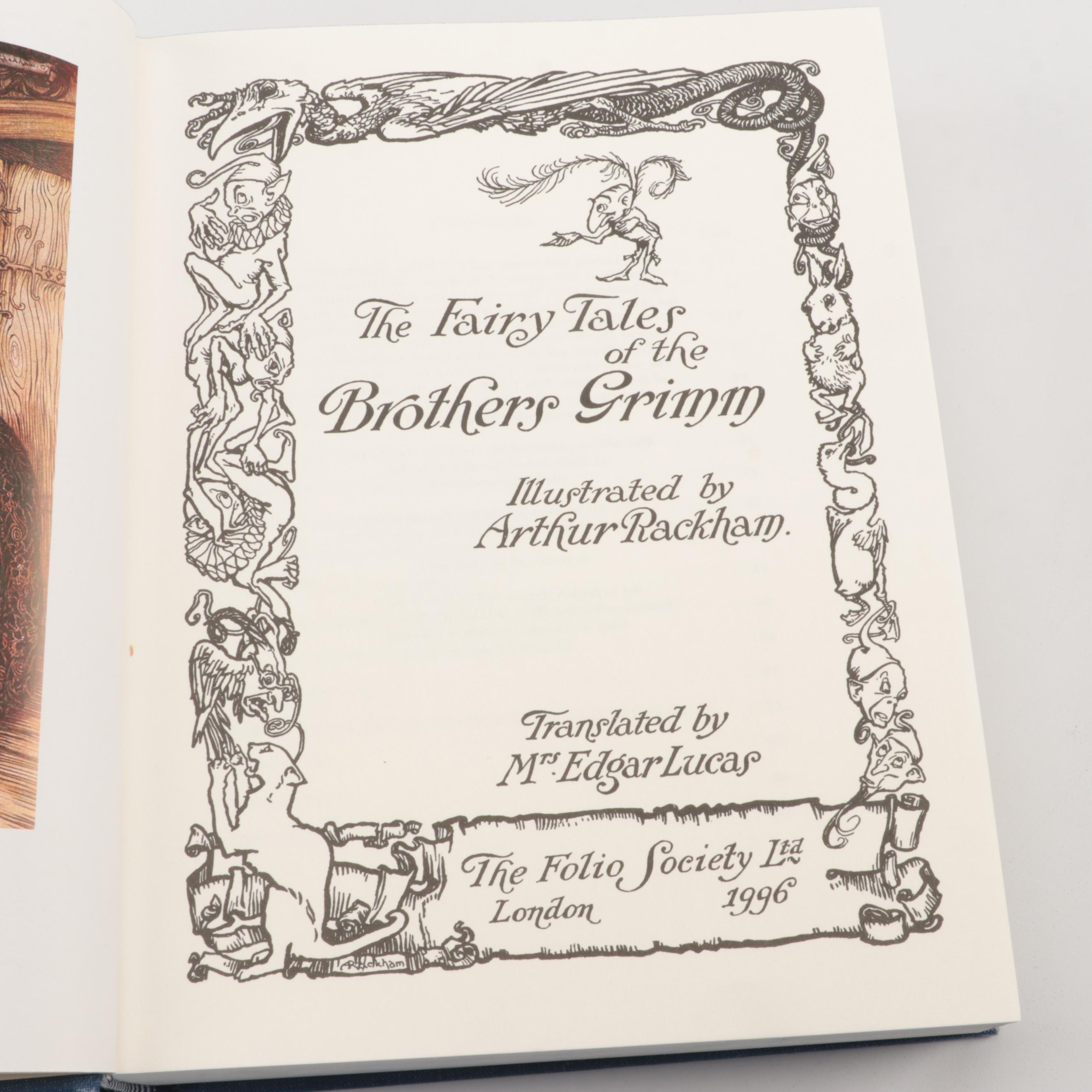 Arthur Rackham Illustrated "The Fairy Tales of the Brothers Grimm," 2013