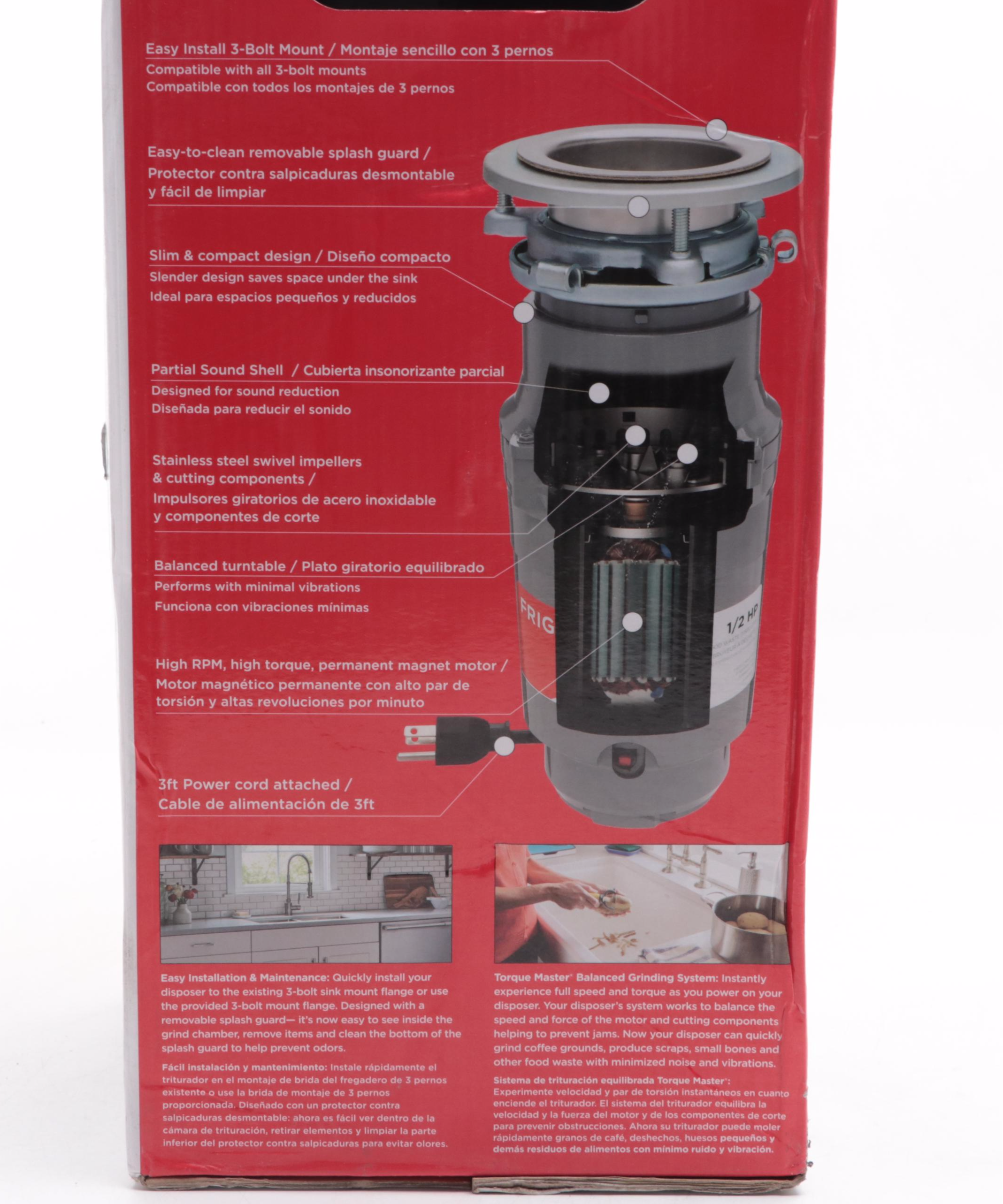 Frigidaire 1/2 HP Food Waste Disposer
