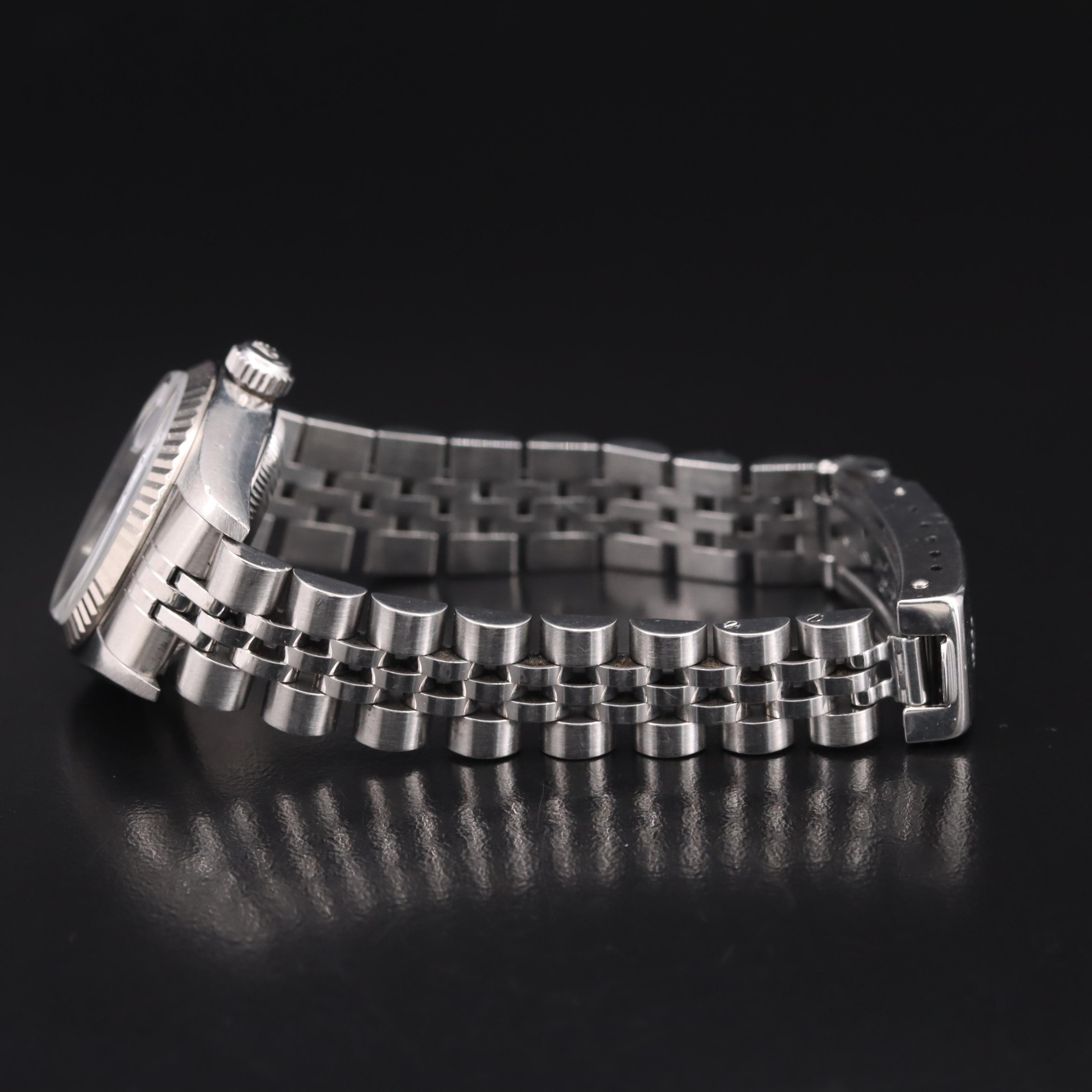 2000 Rolex Oyster Perpetual Datejust Diamond Dial Watch