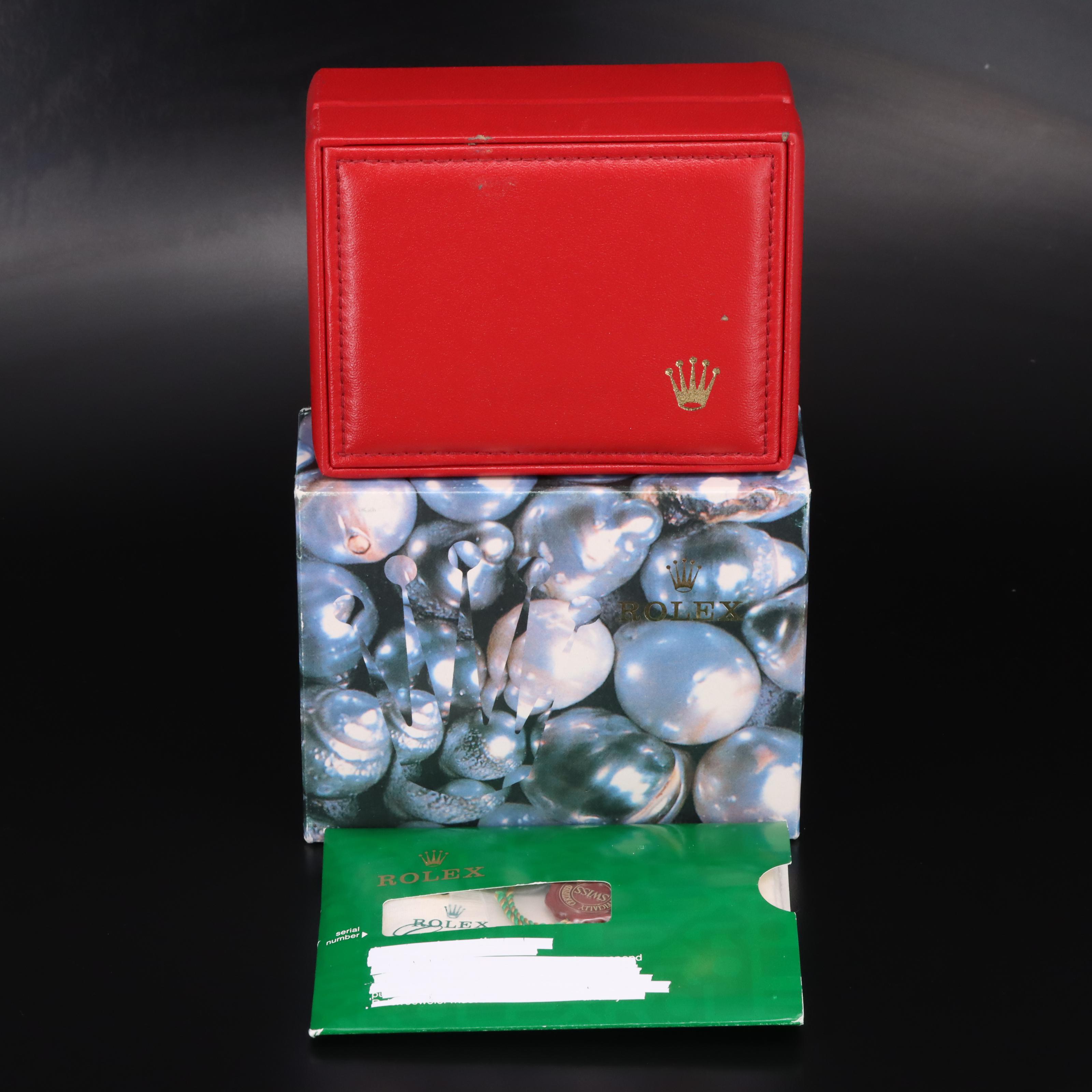 2000 Rolex Oyster Perpetual Datejust Diamond Dial Watch