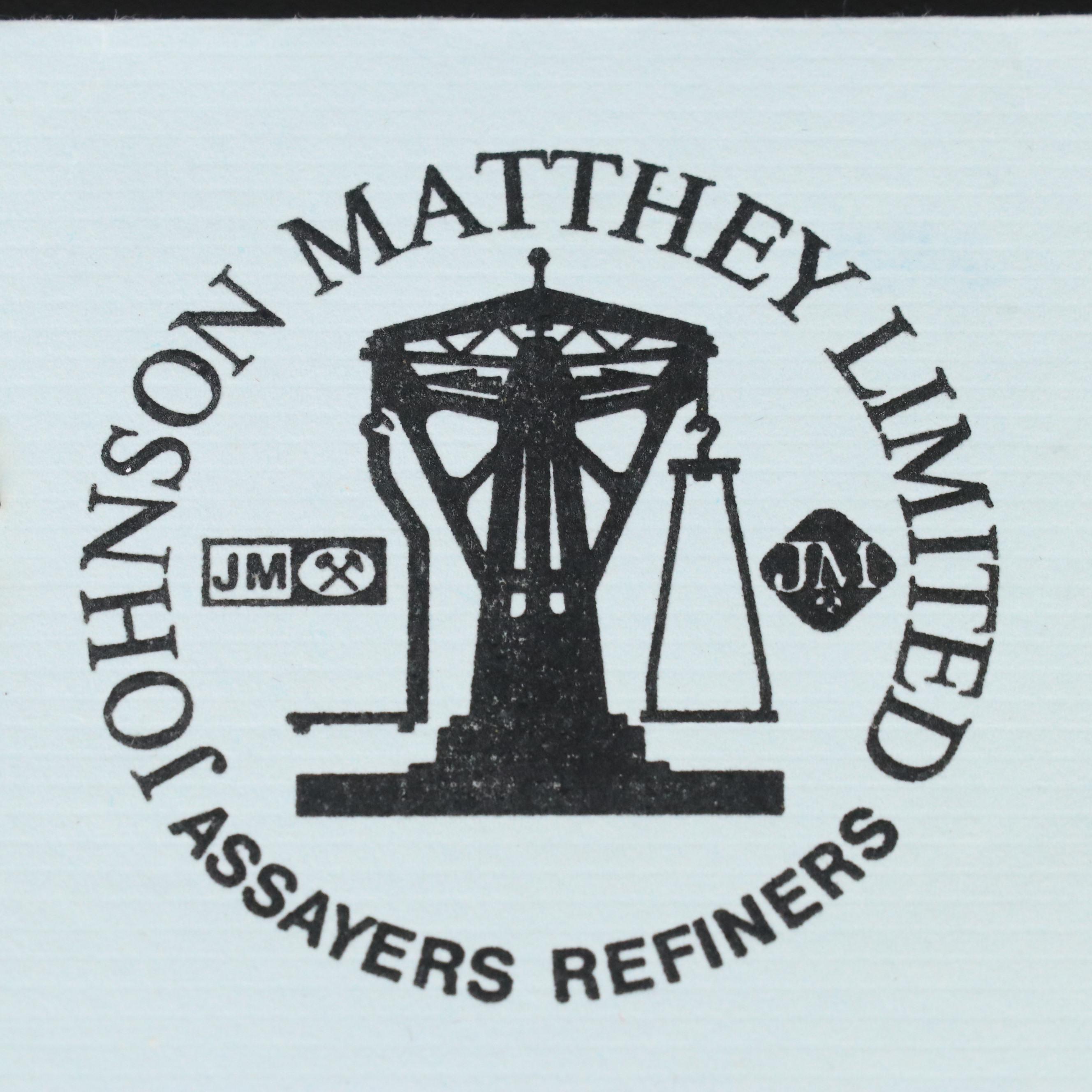 Johnson Matthey 1 troy ounce Gold Bullion Bar