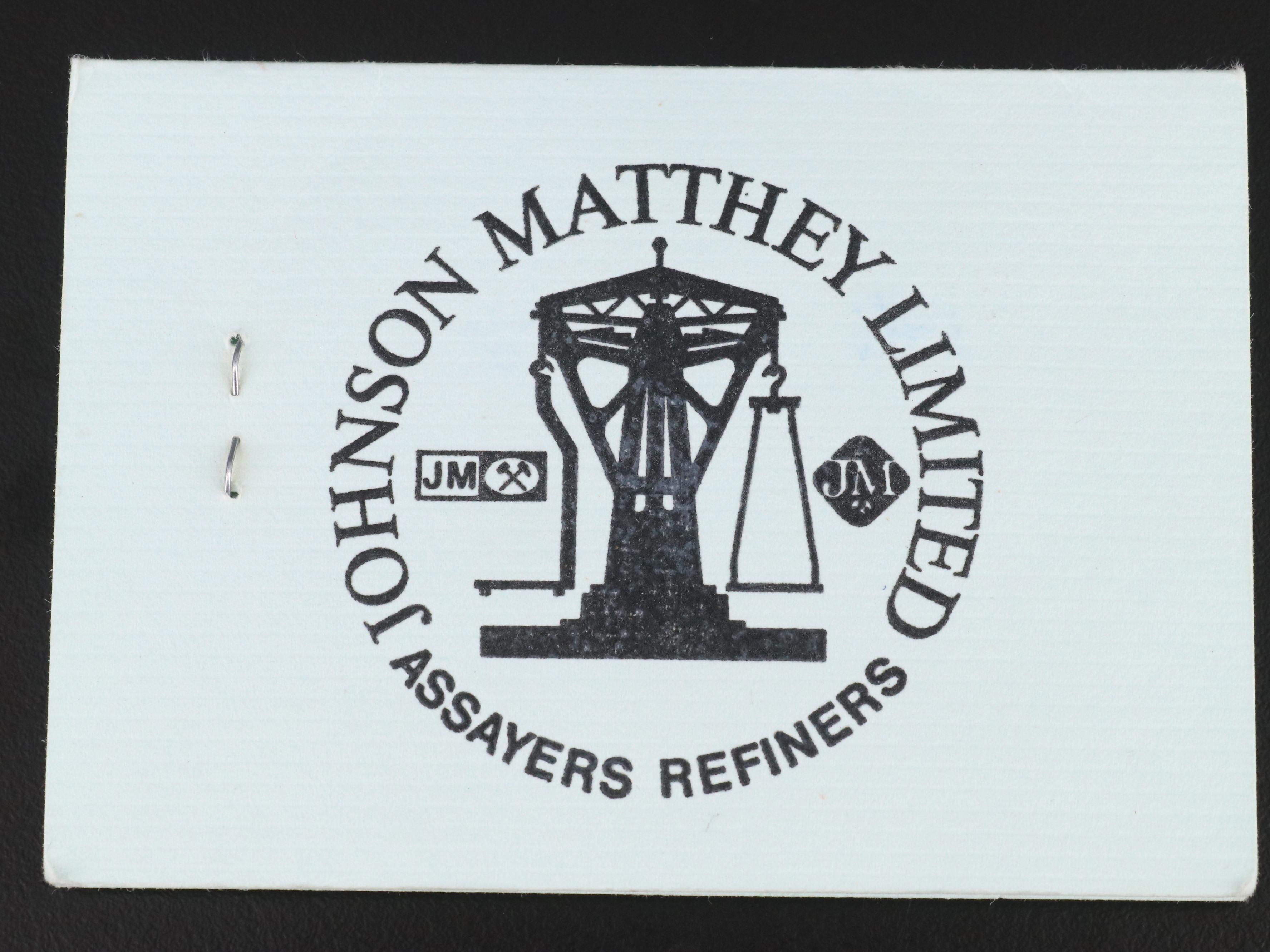 Johnson Matthey 1 troy ounce Gold Bullion Bar