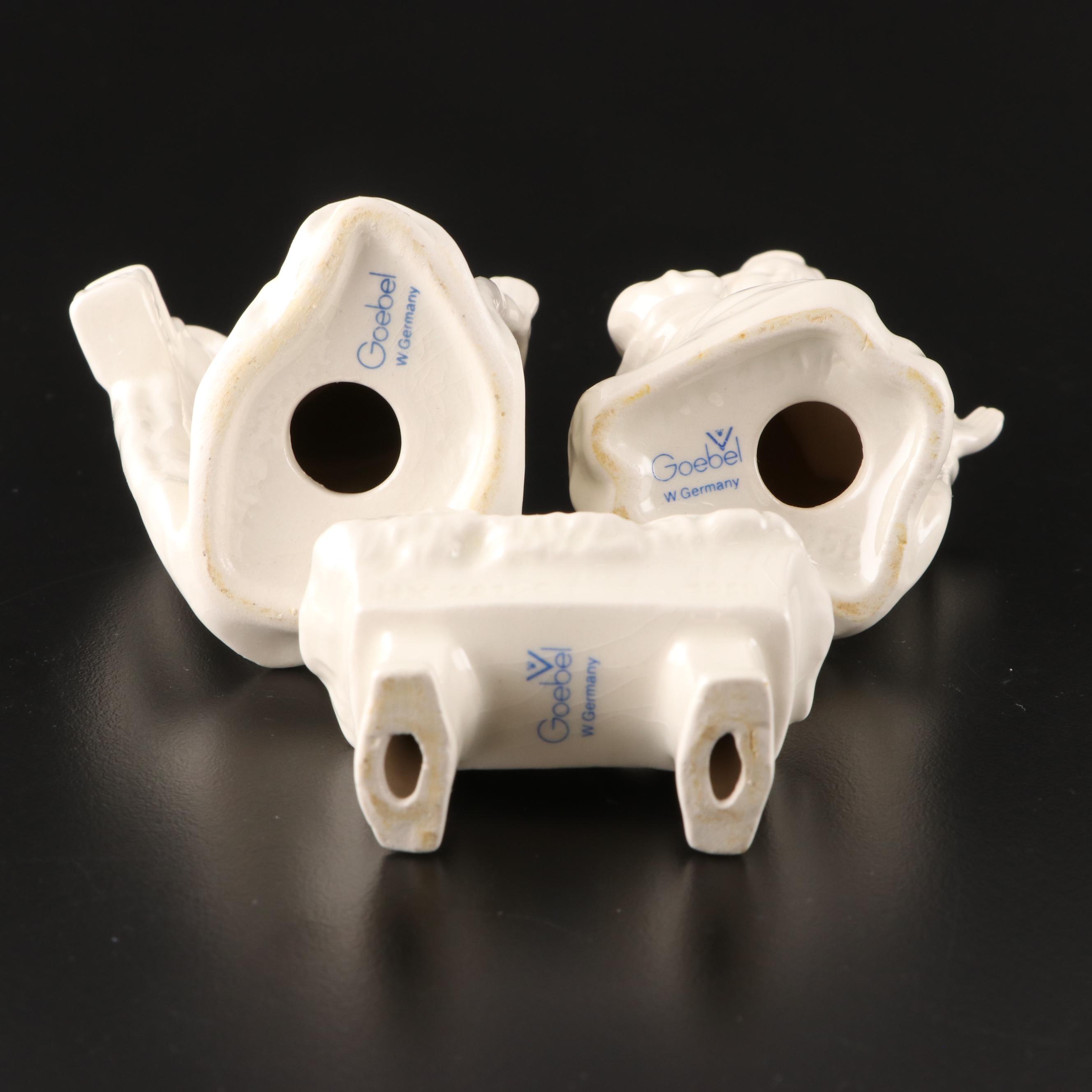 Goebel White Porcelain Nativity Set