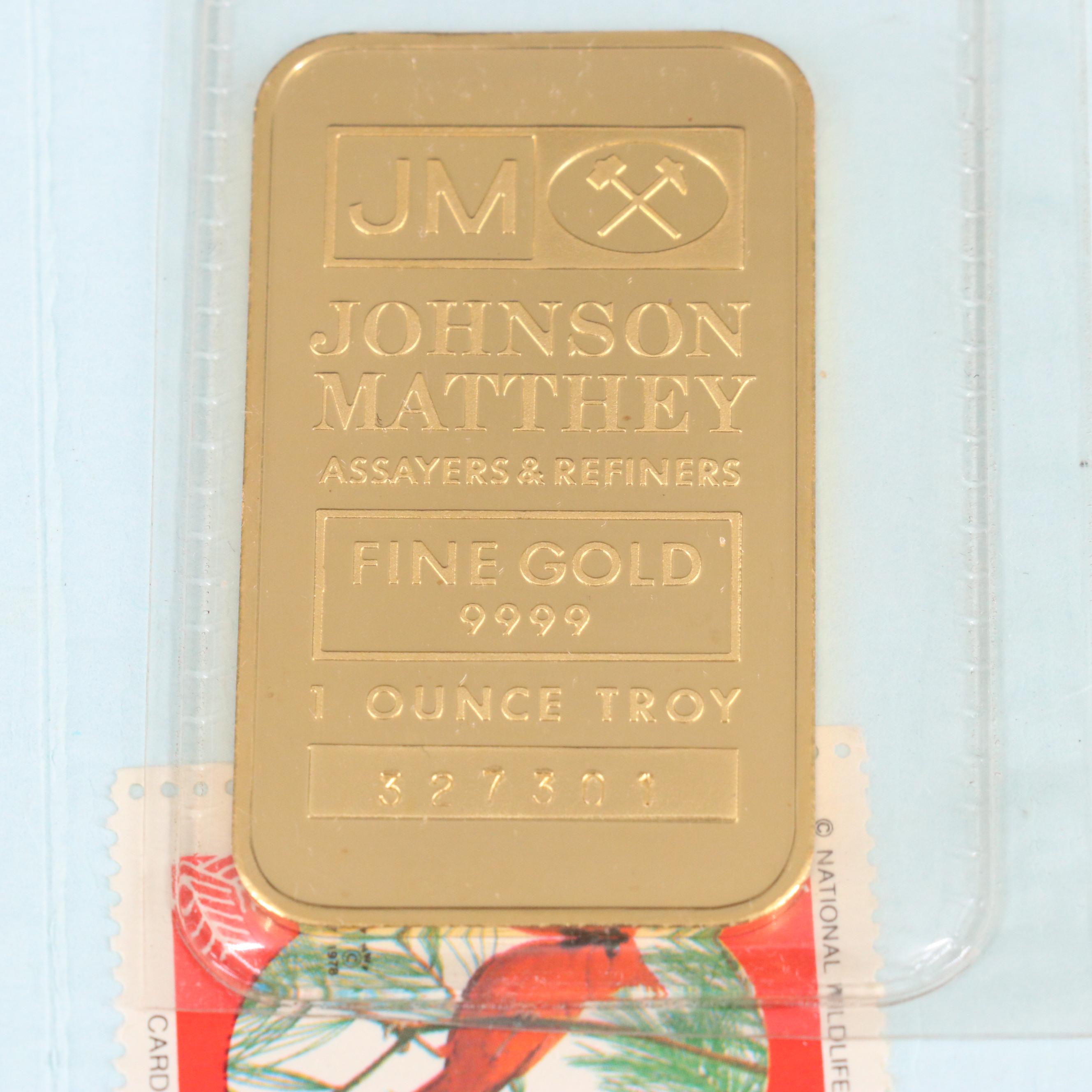 Johnson Matthey 1 troy ounce Gold Bullion Bar