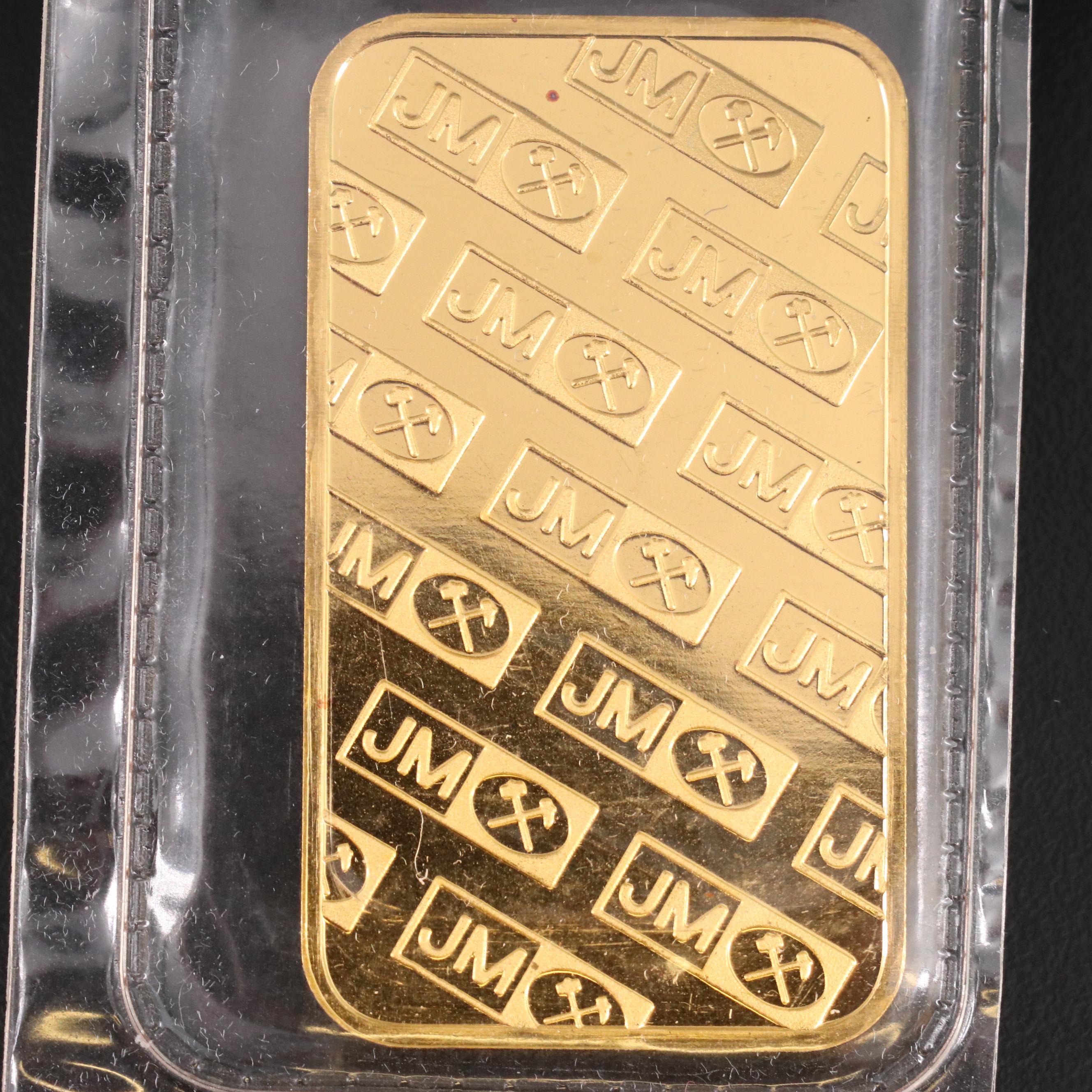 Johnson Matthey 1 troy ounce Gold Bullion Bar