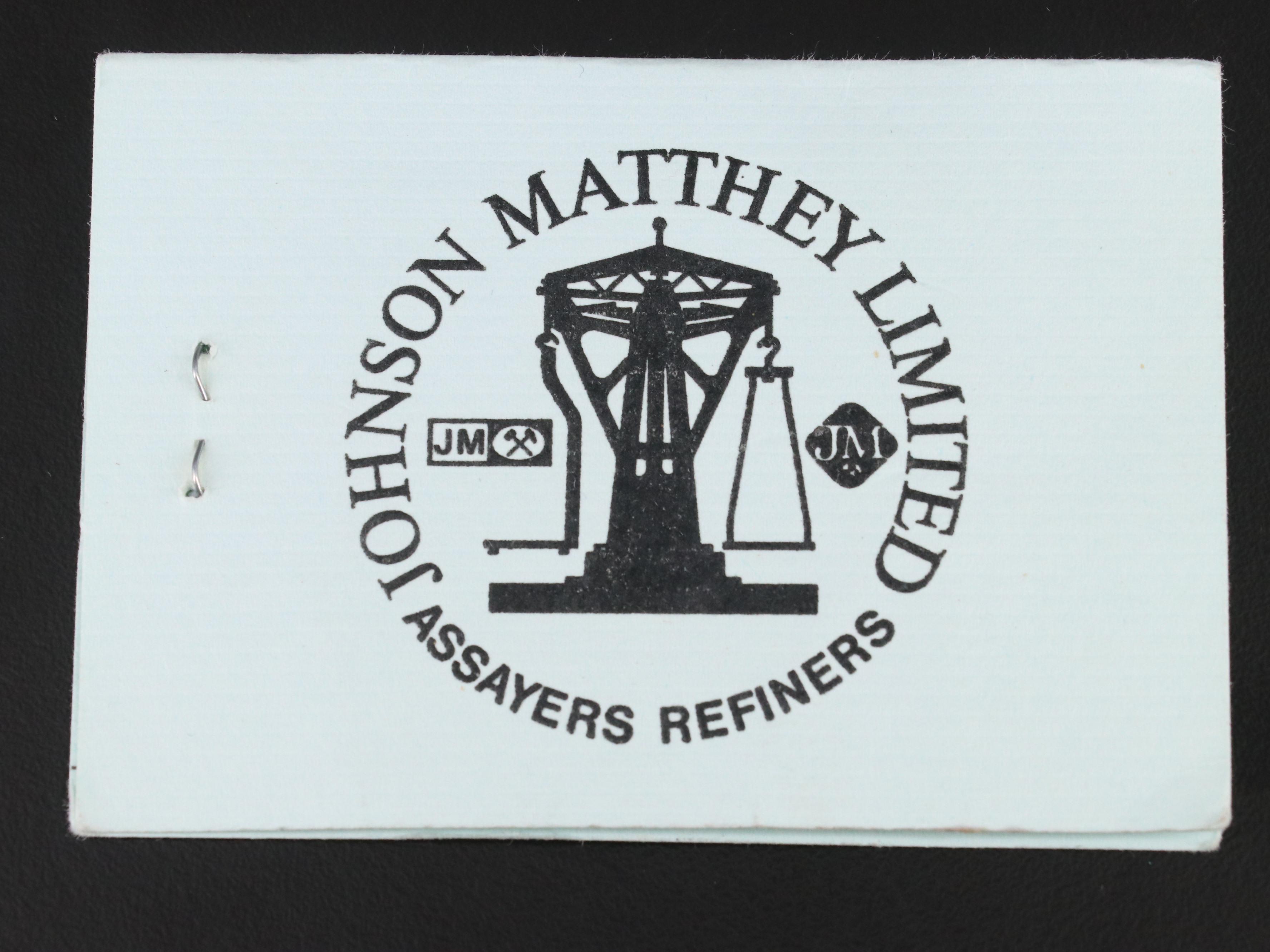 Johnson Matthey 1 troy ounce Gold Bullion Bar