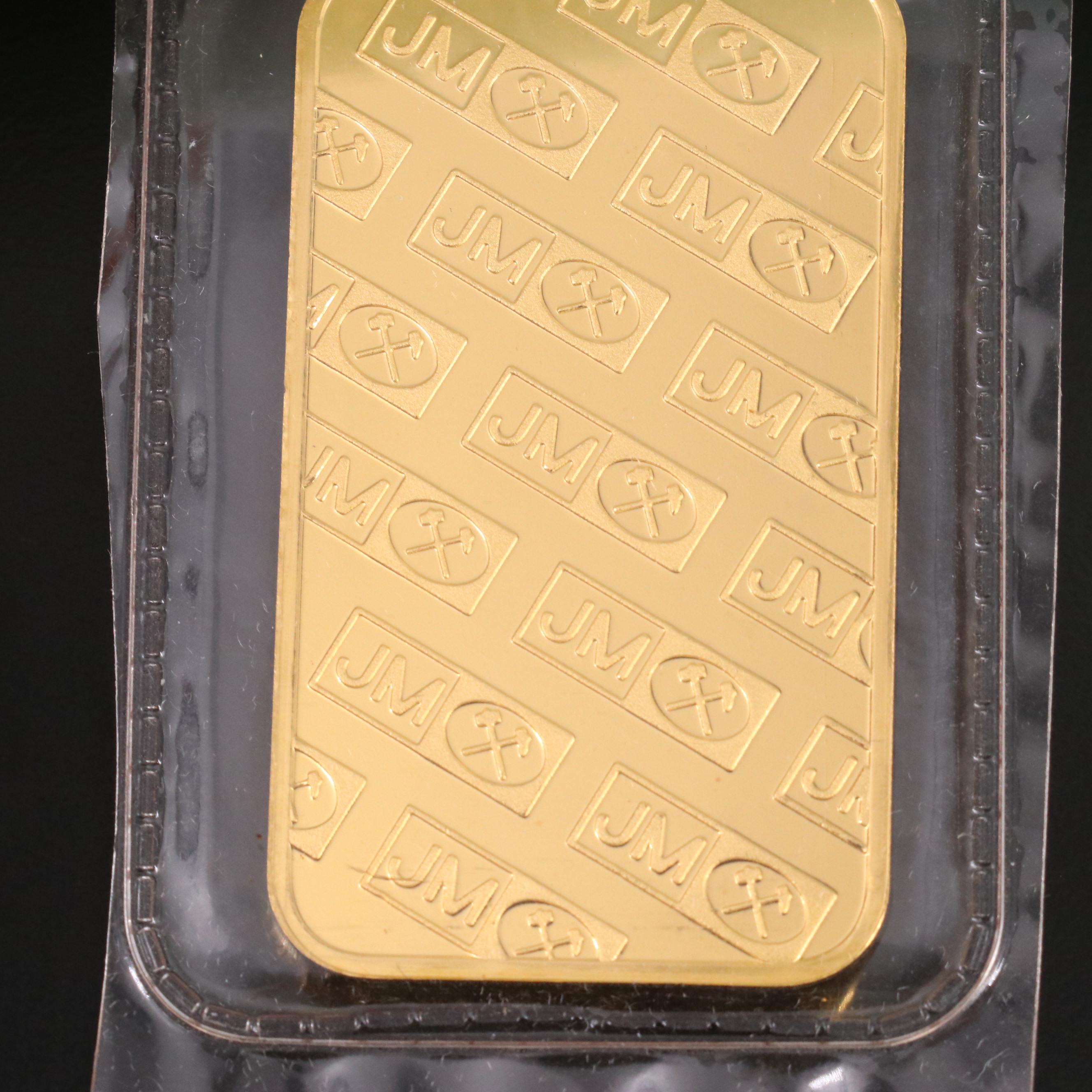 Johnson Matthey 1 troy ounce Gold Bullion Bar