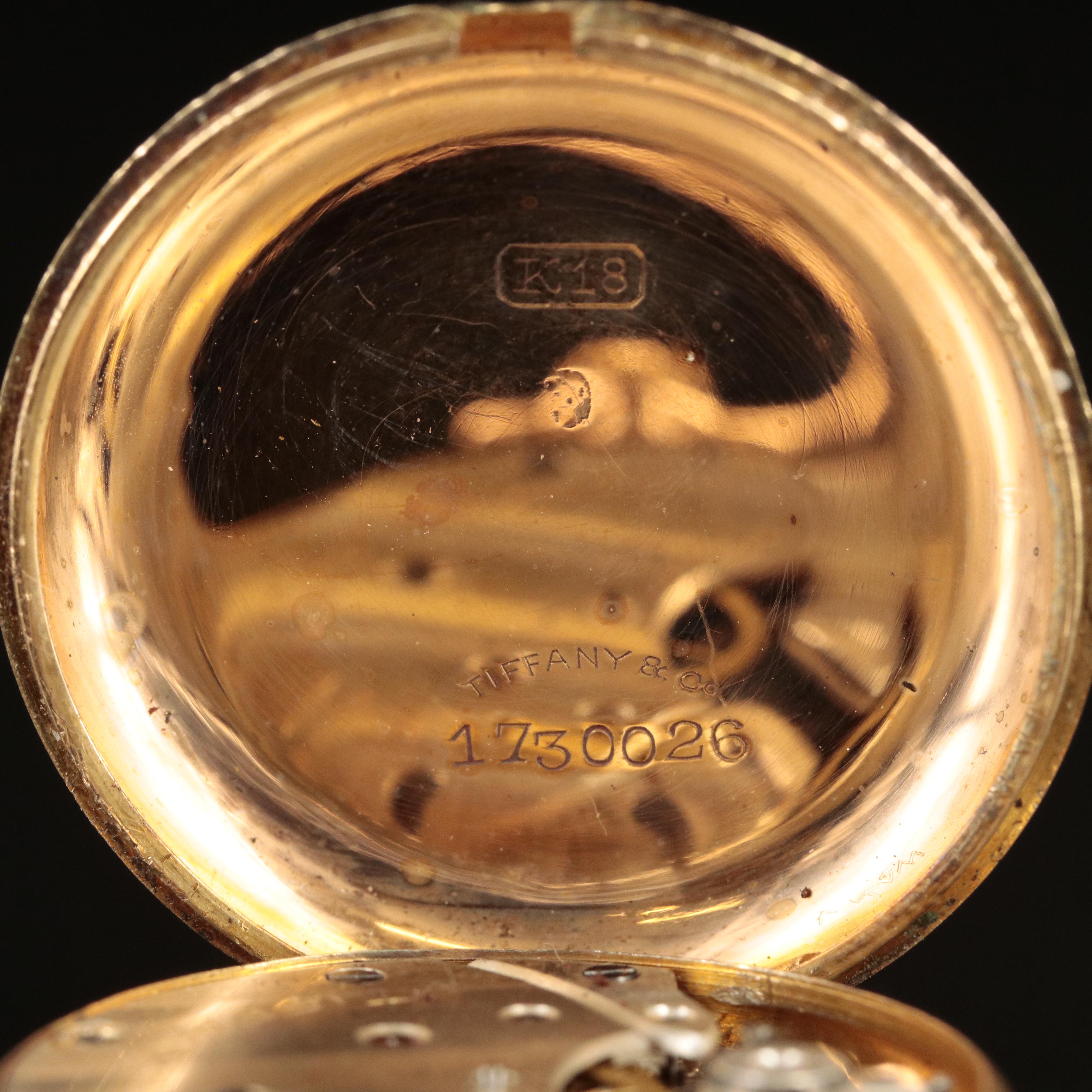 Vintage Tiffany & Co. 18K Pocket Watch