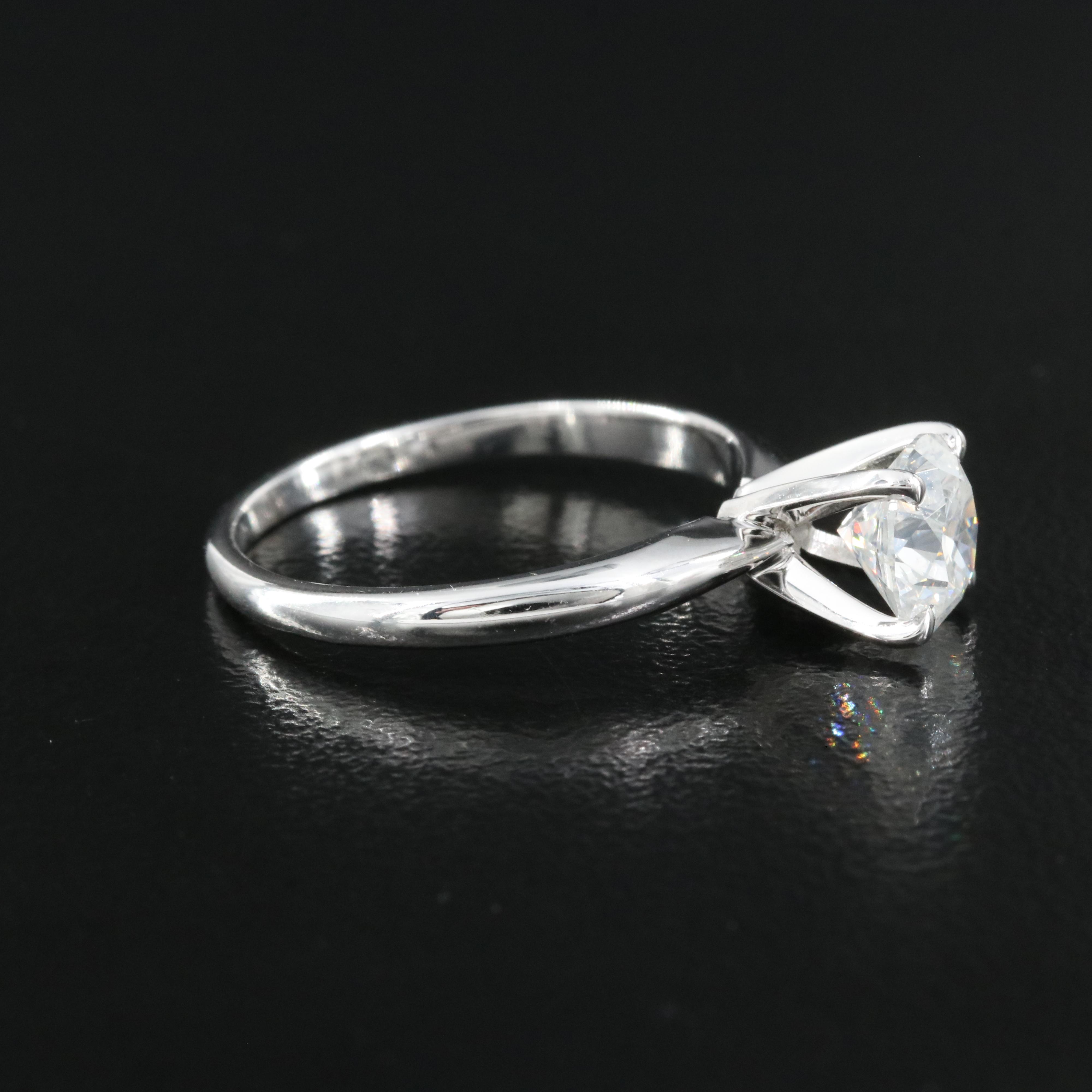 10K 1.03 CT Diamond Solitaire Ring