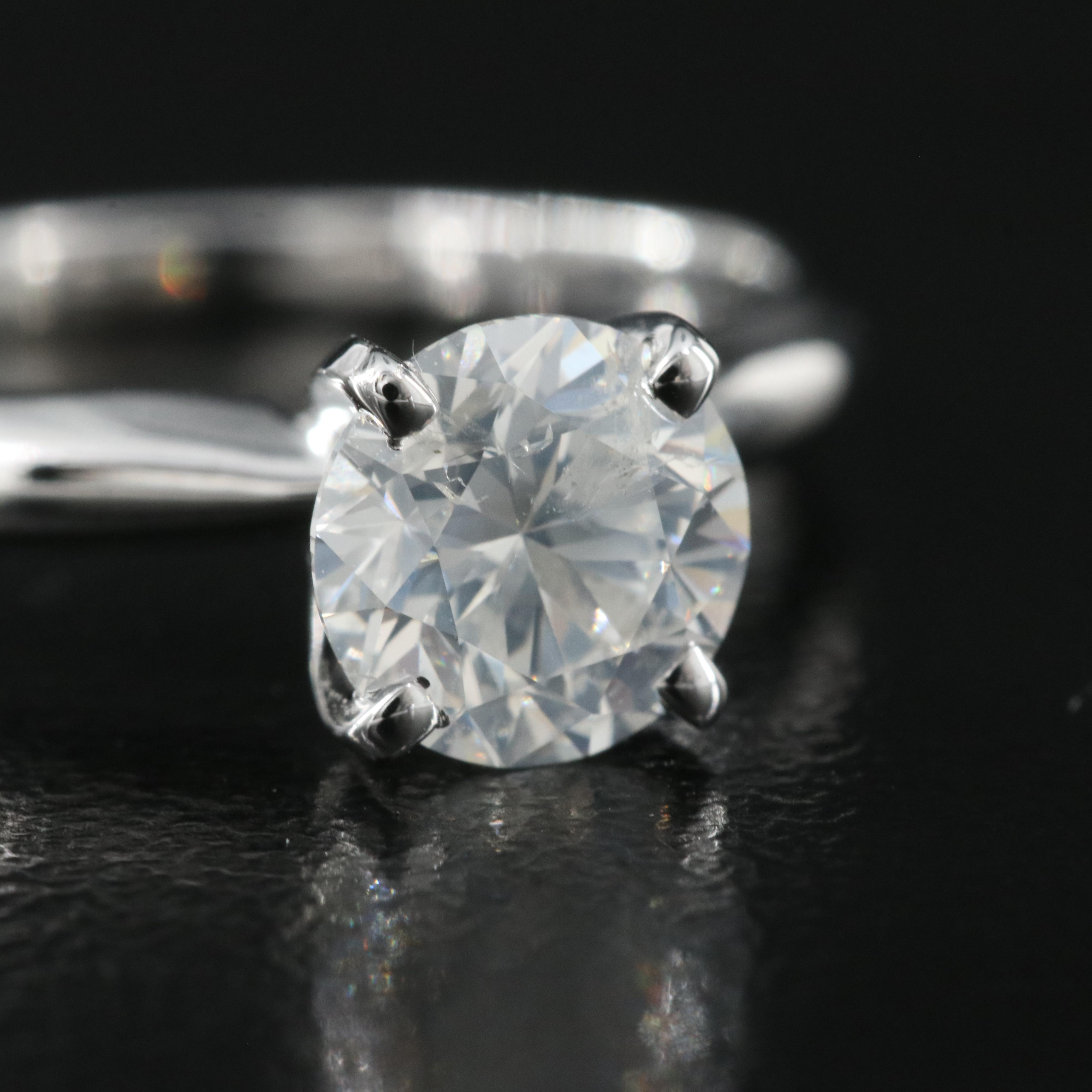 10K 1.03 CT Diamond Solitaire Ring