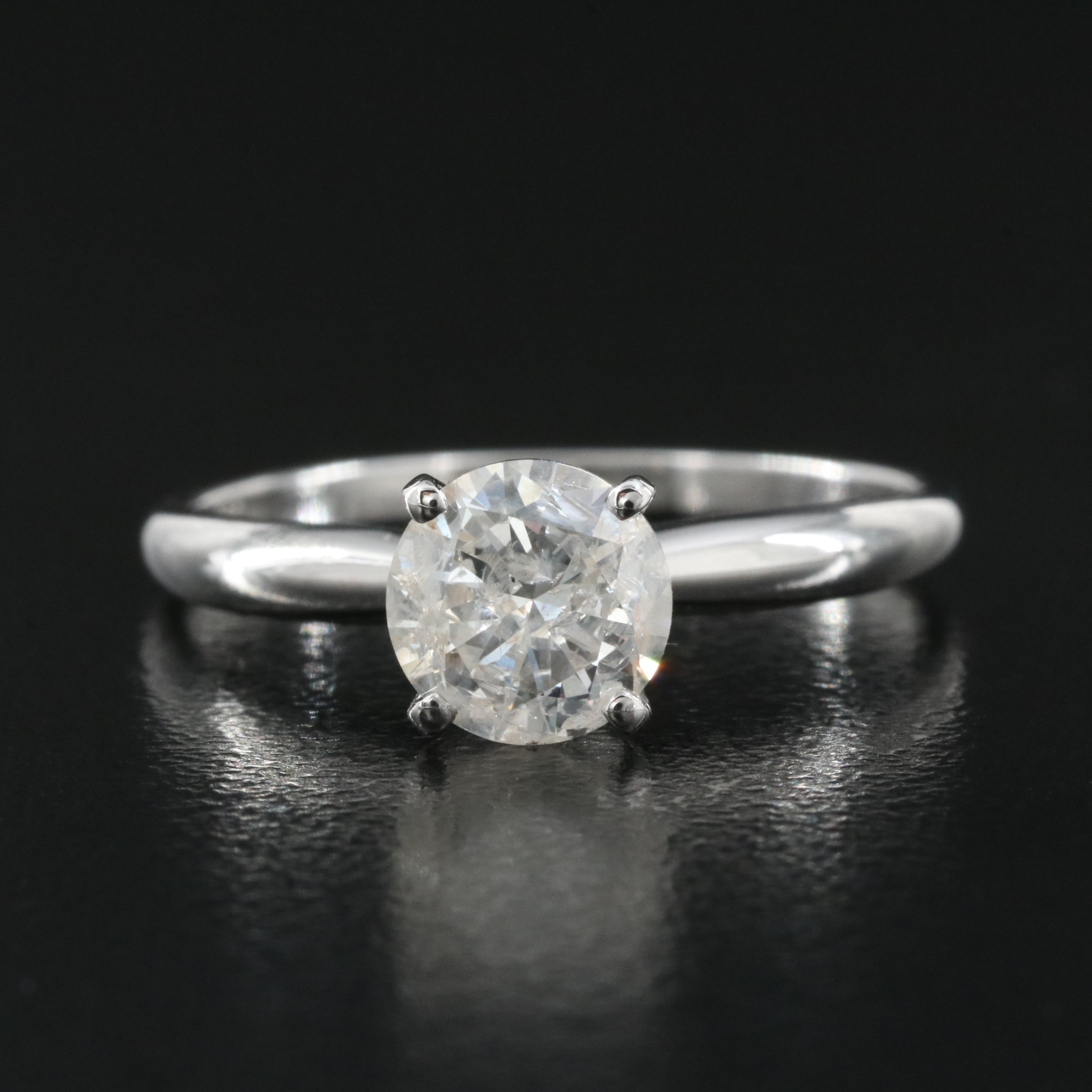 10K 1.01 CT Diamond Solitaire Ring