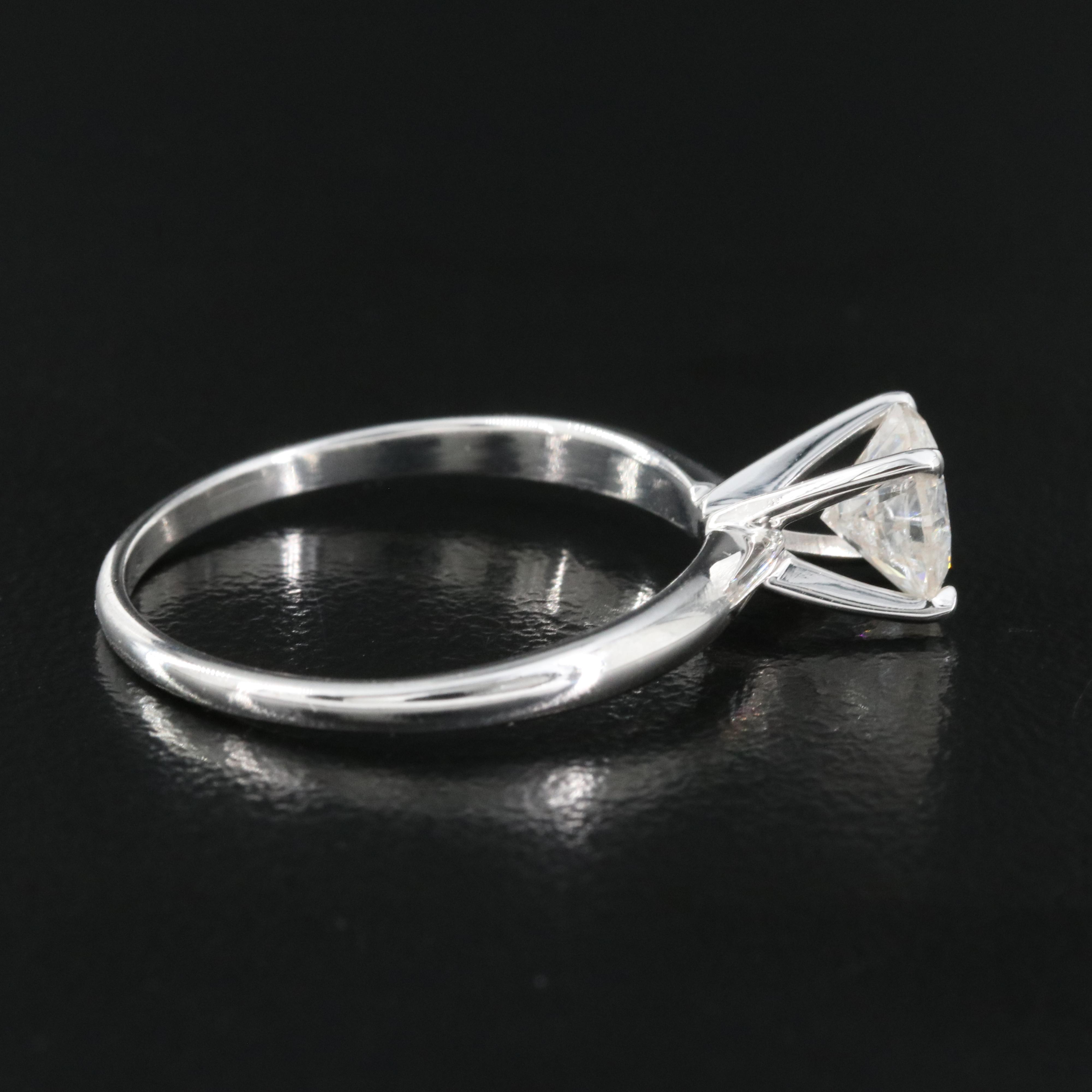 10K 1.01 CT Diamond Solitaire Ring