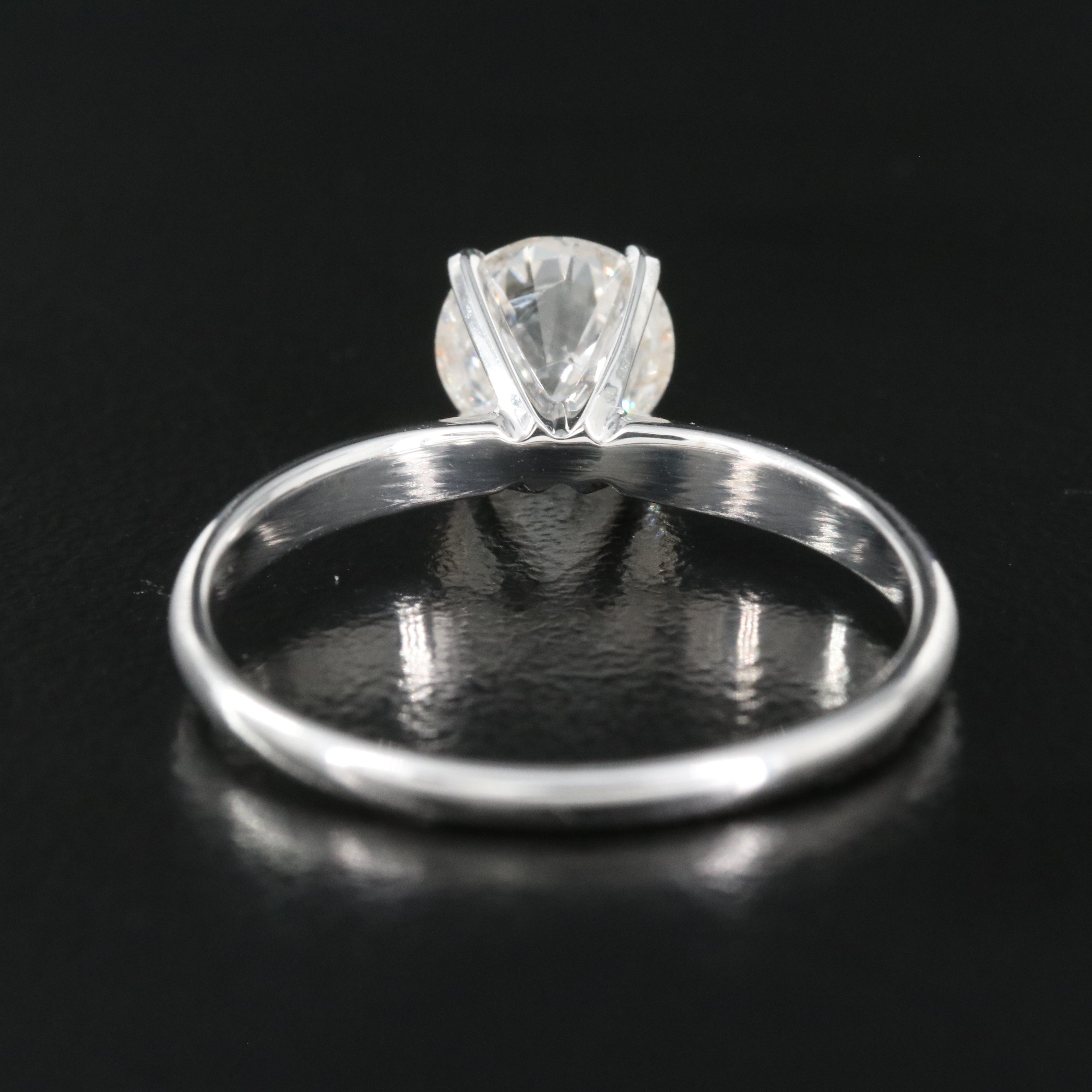 10K 1.01 CT Diamond Solitaire Ring
