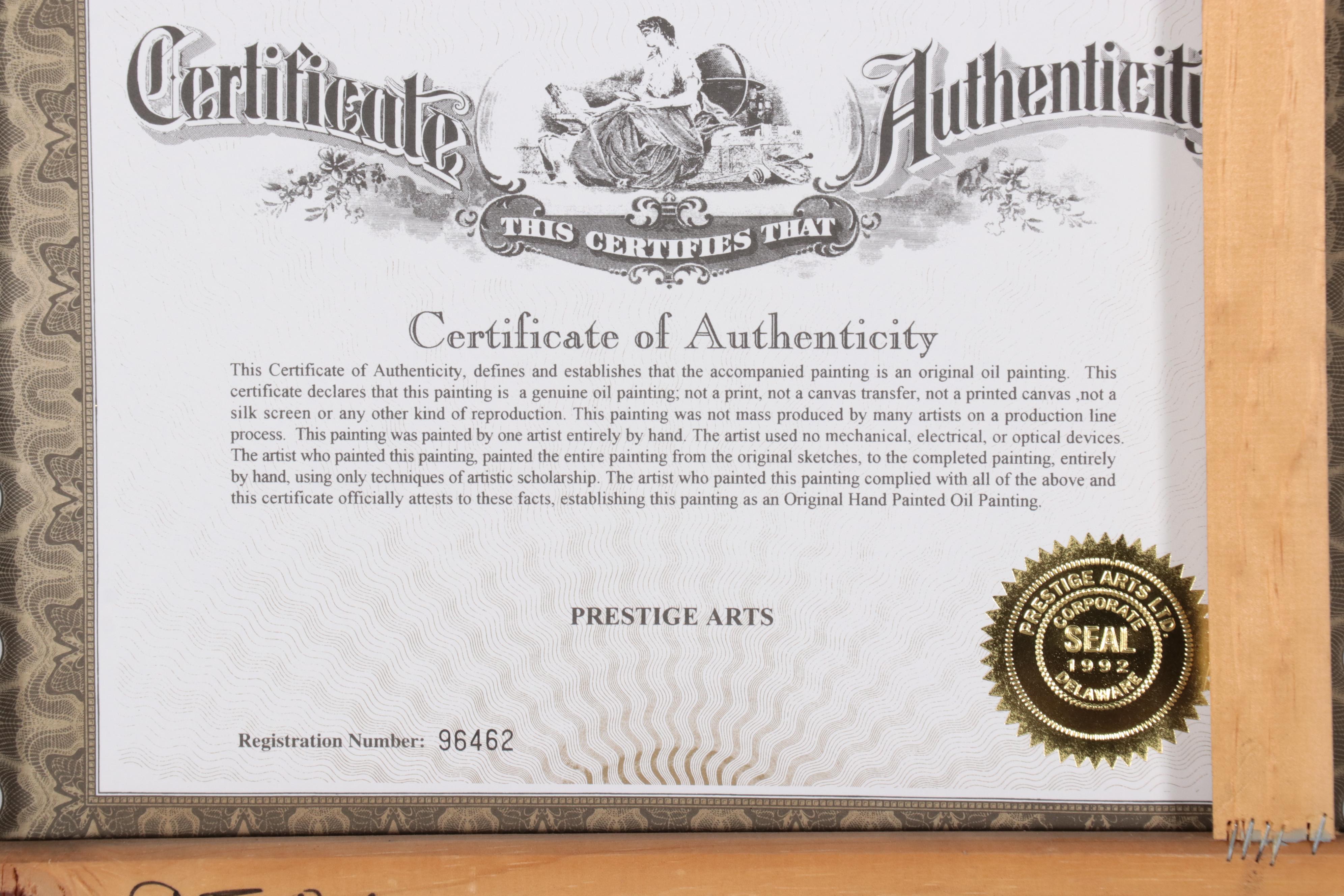 Impressionist Style Landscape Oil Painting