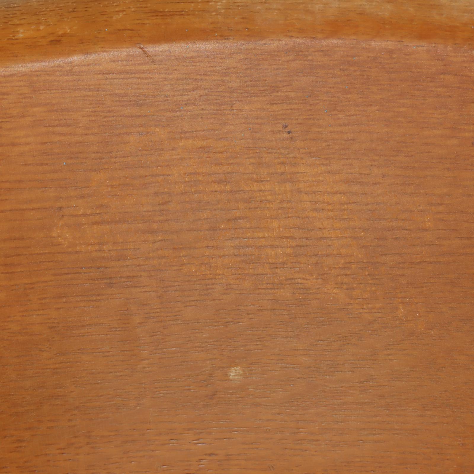 Oak Swivel-Tilt Desk Chair, 20th Century