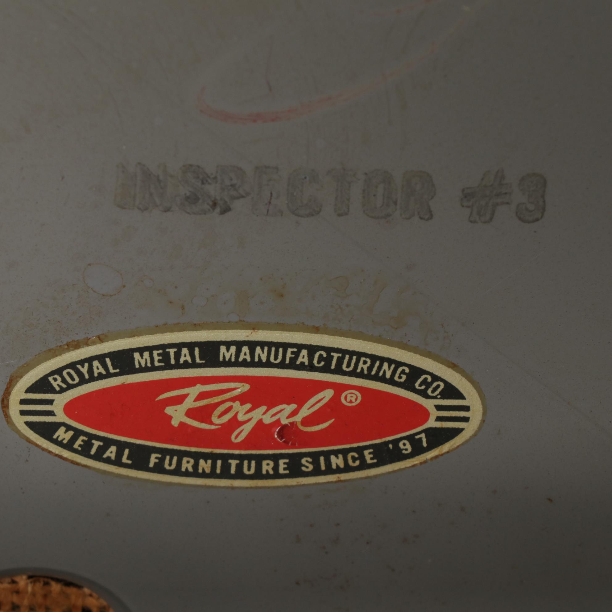 Amisco White Laminate and Black Metal Desk with Shelf System