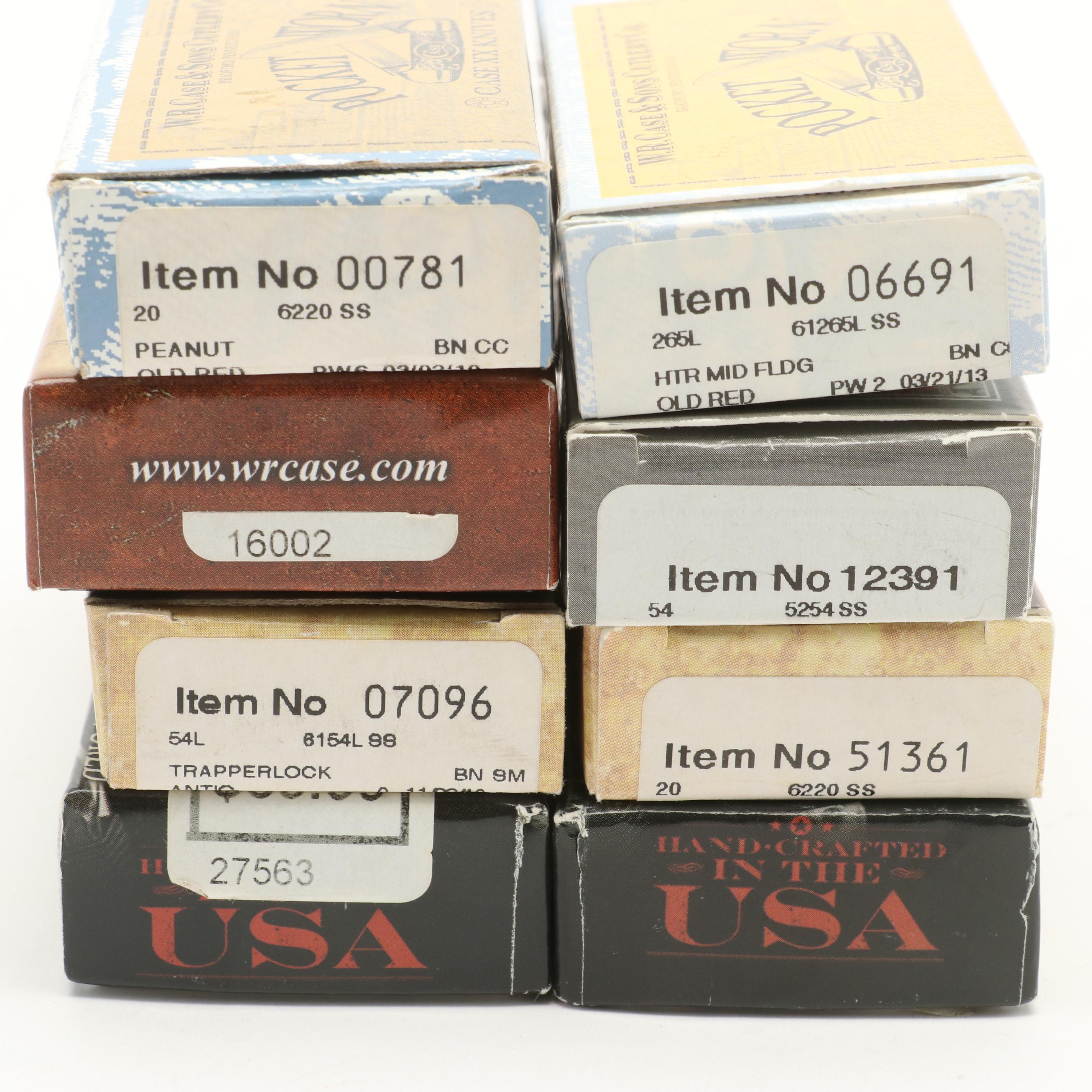 Eight Case & Sons Folding Pocket Knives