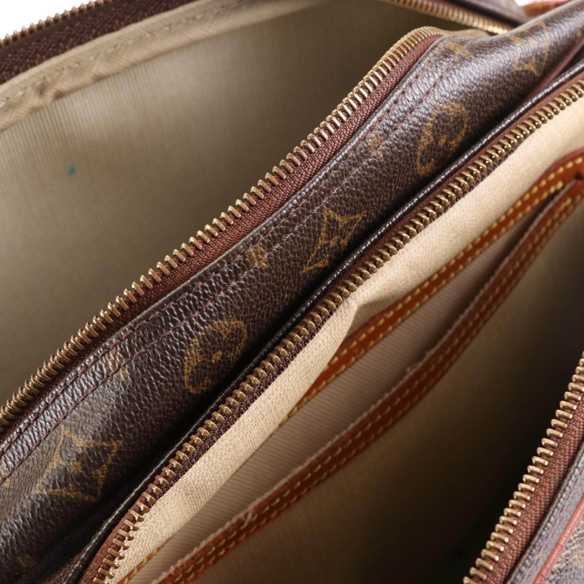 Louis Vuitton Reporter PM Bag in Monogram Canvas and Leather