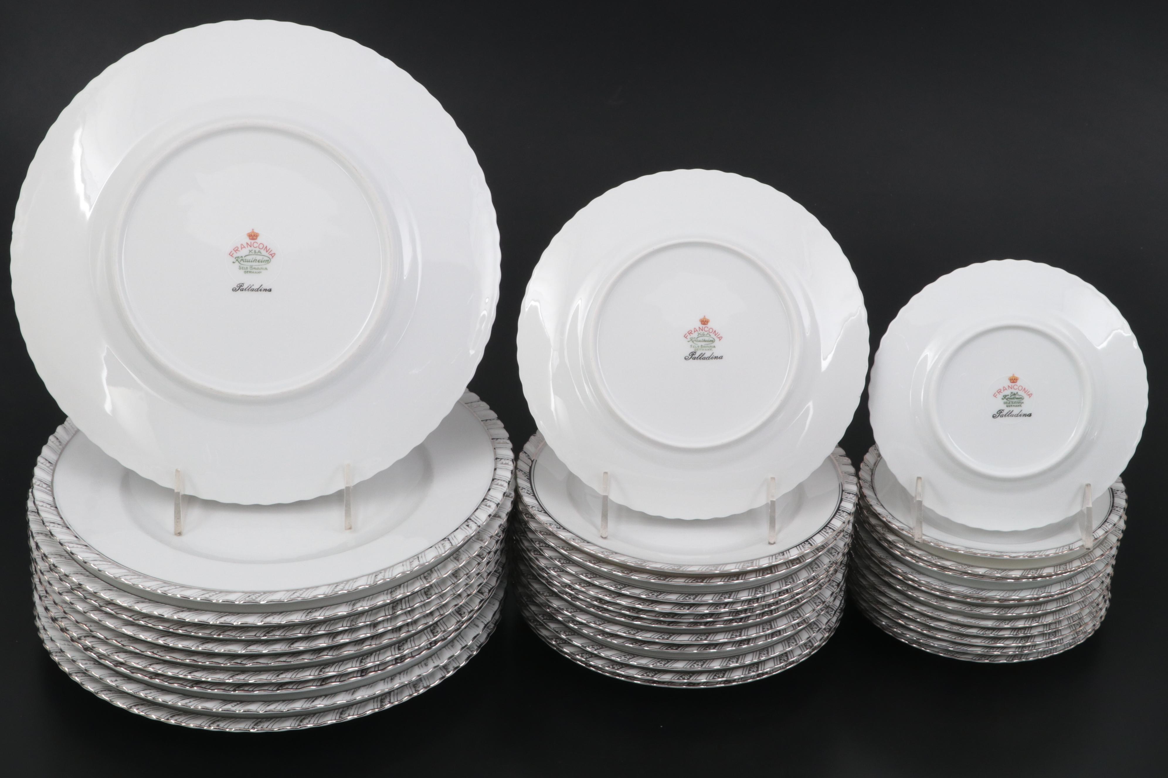 Franconia-Krautheim  "Palladina" Porcelain Dinnerware, 1965-1975