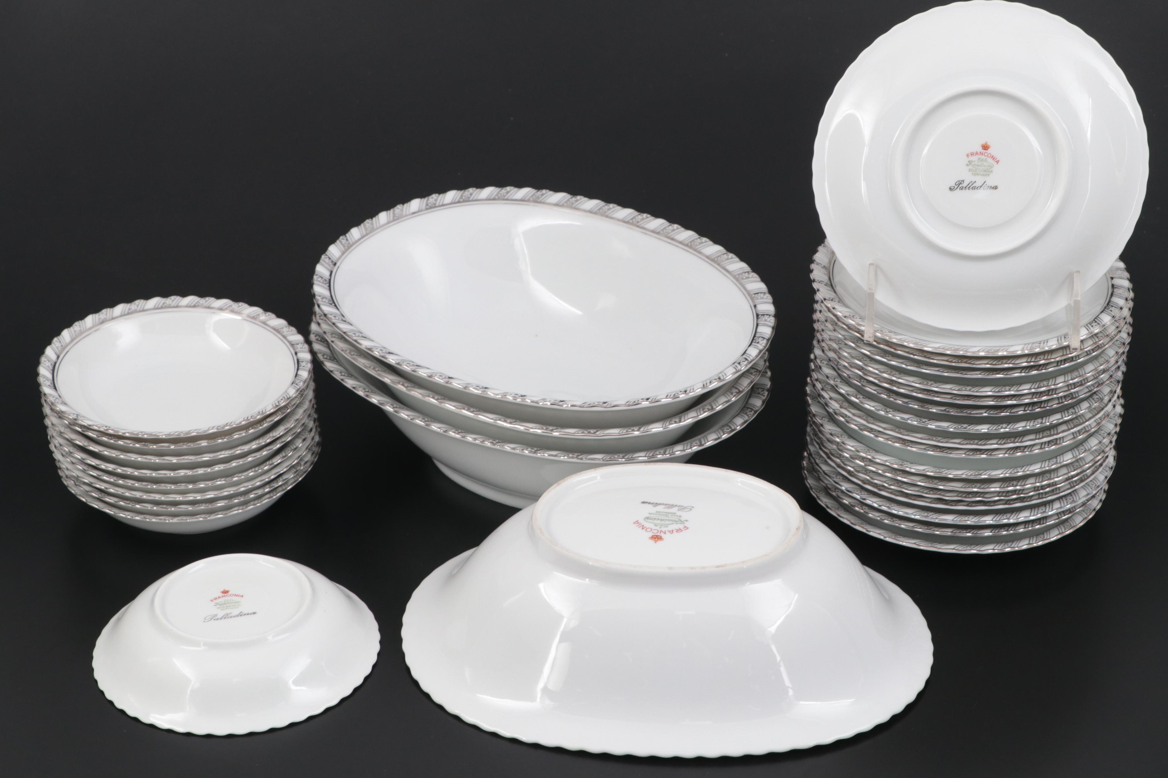 Franconia-Krautheim  "Palladina" Porcelain Dinnerware, 1965-1975