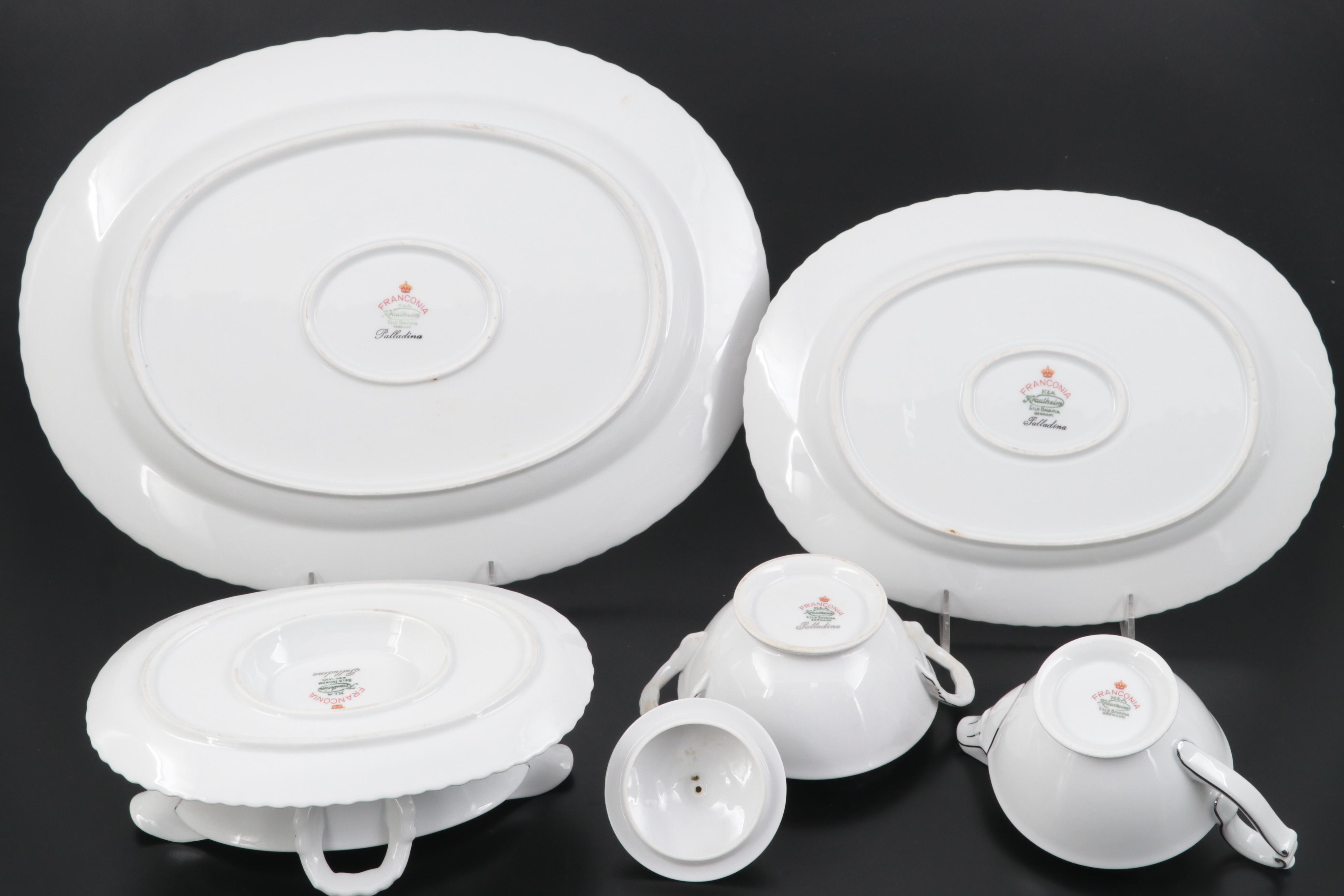 Franconia-Krautheim  "Palladina" Porcelain Dinnerware, 1965-1975