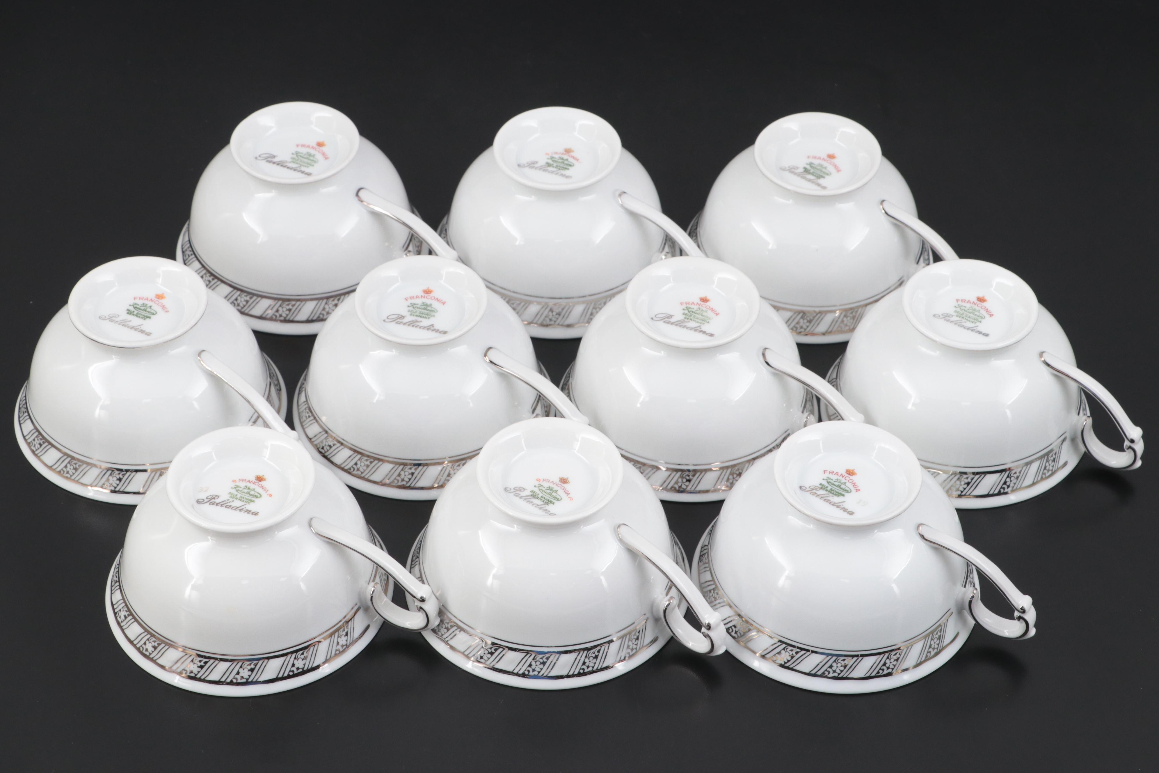 Franconia-Krautheim  "Palladina" Porcelain Dinnerware, 1965-1975