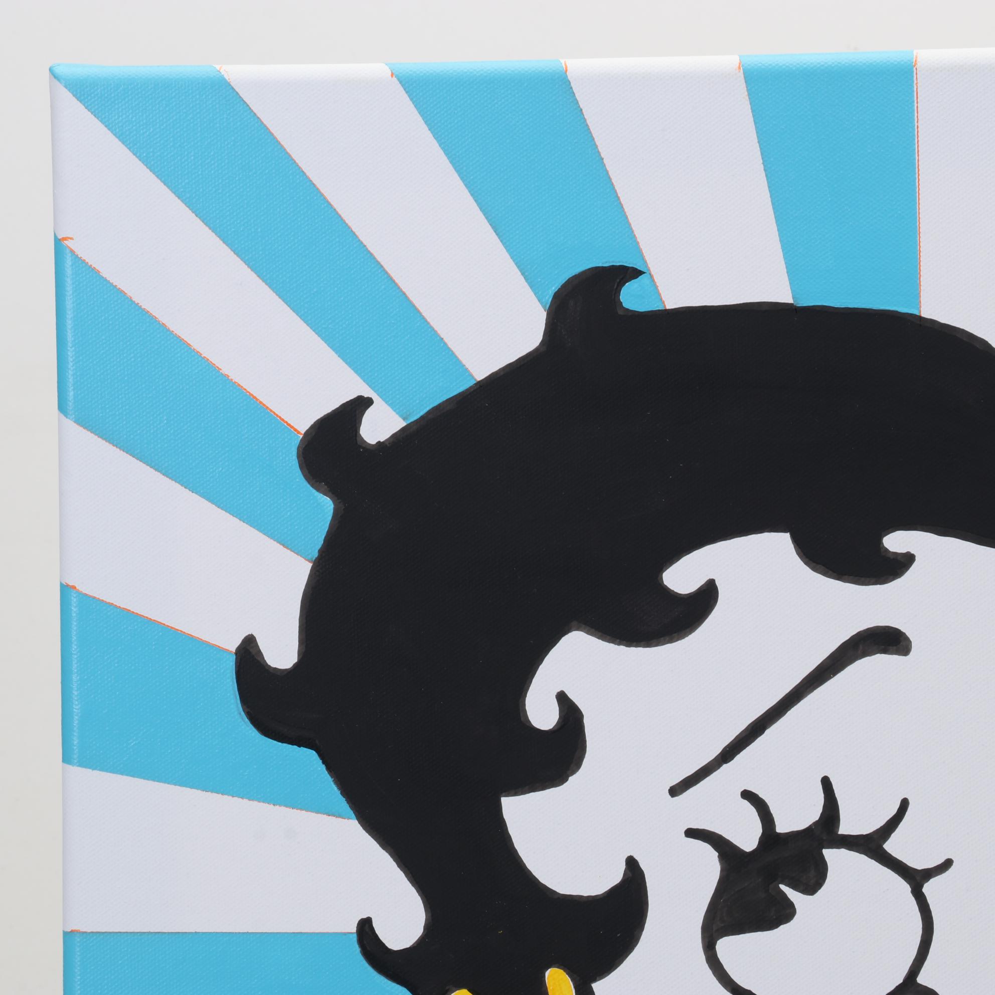 deSanto Pop Art Acrylic Painting Featuring Betty Boop, 2023