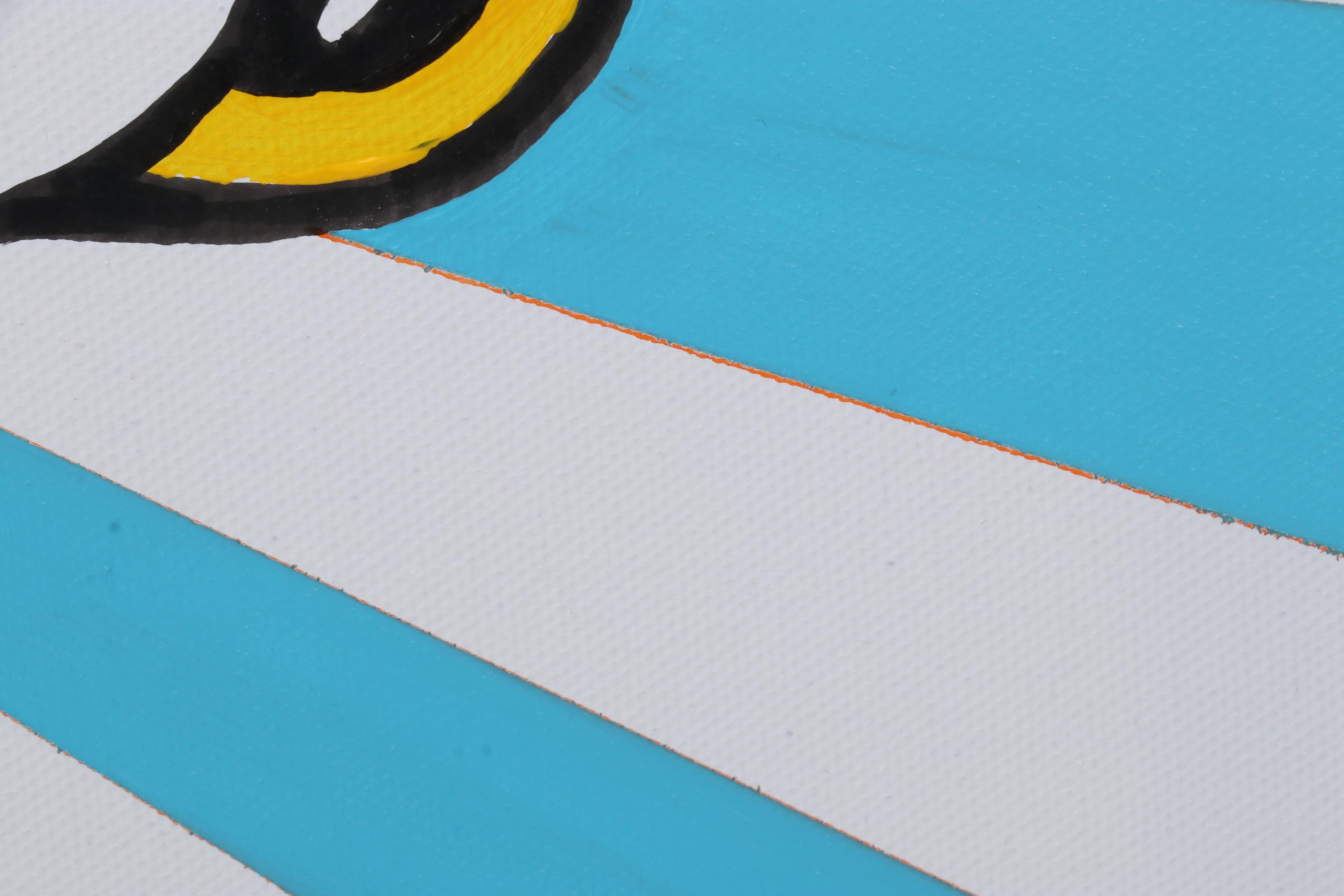 deSanto Pop Art Acrylic Painting Featuring Betty Boop, 2023