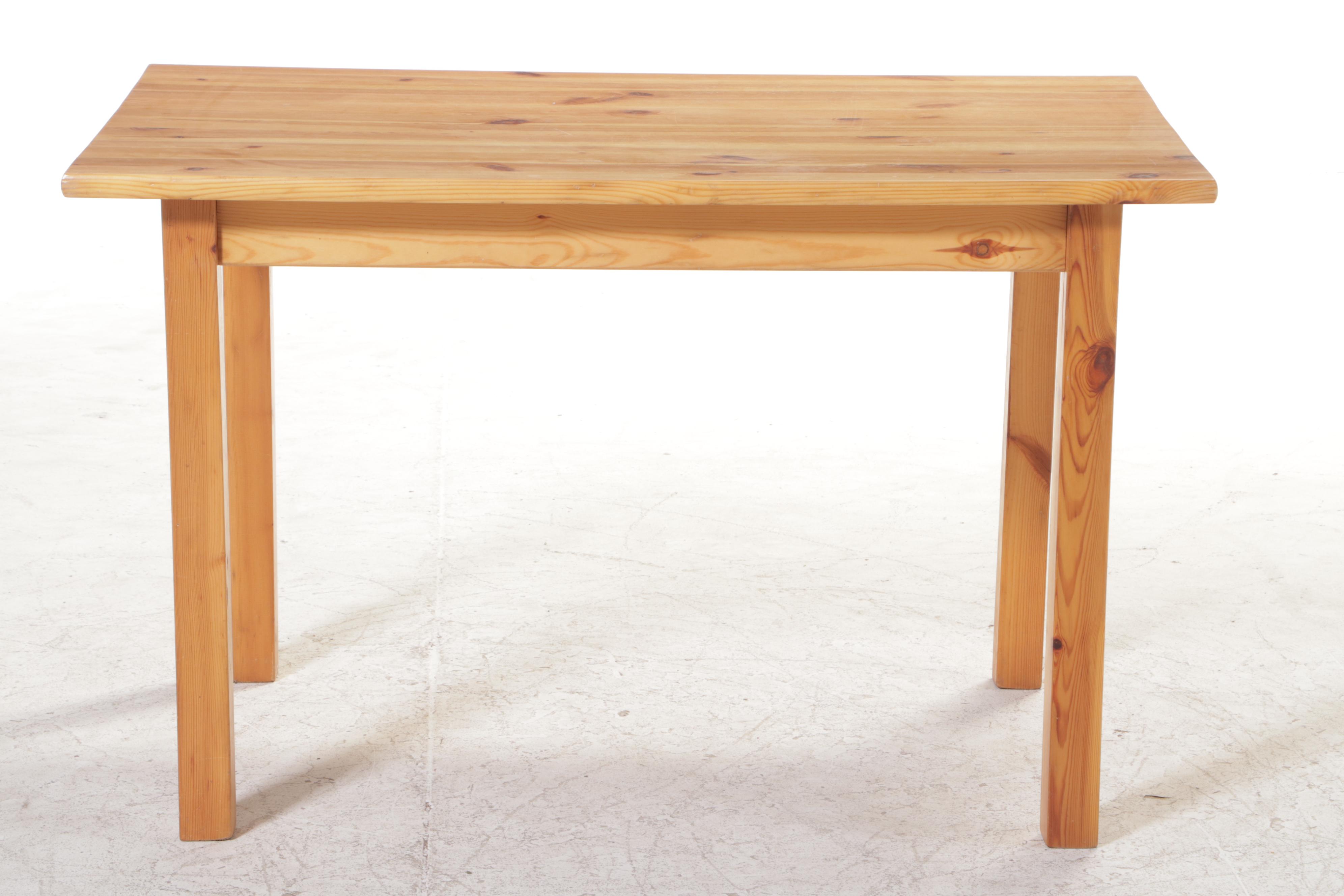 Farmhouse Style Pine Dining Table