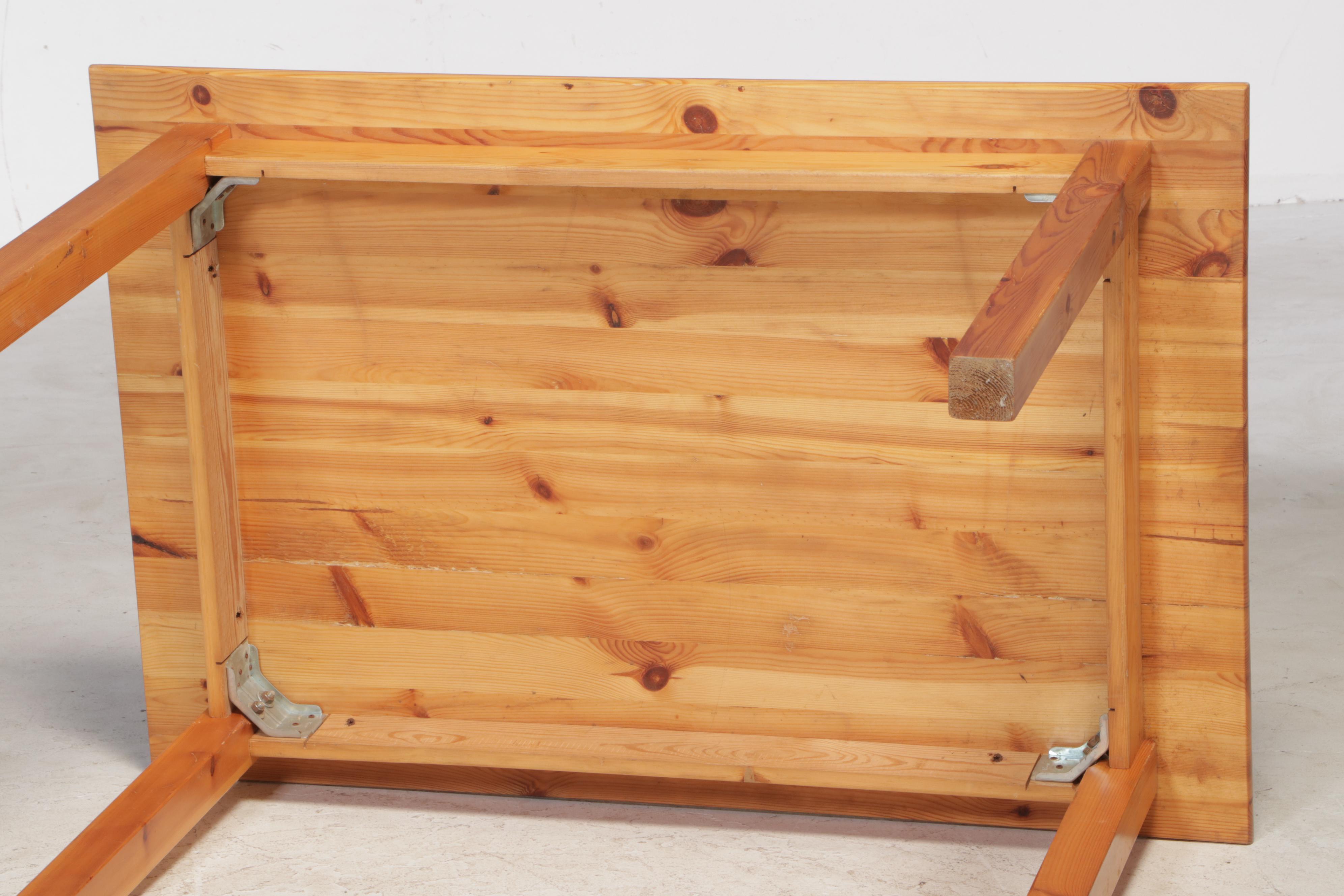 Farmhouse Style Pine Dining Table