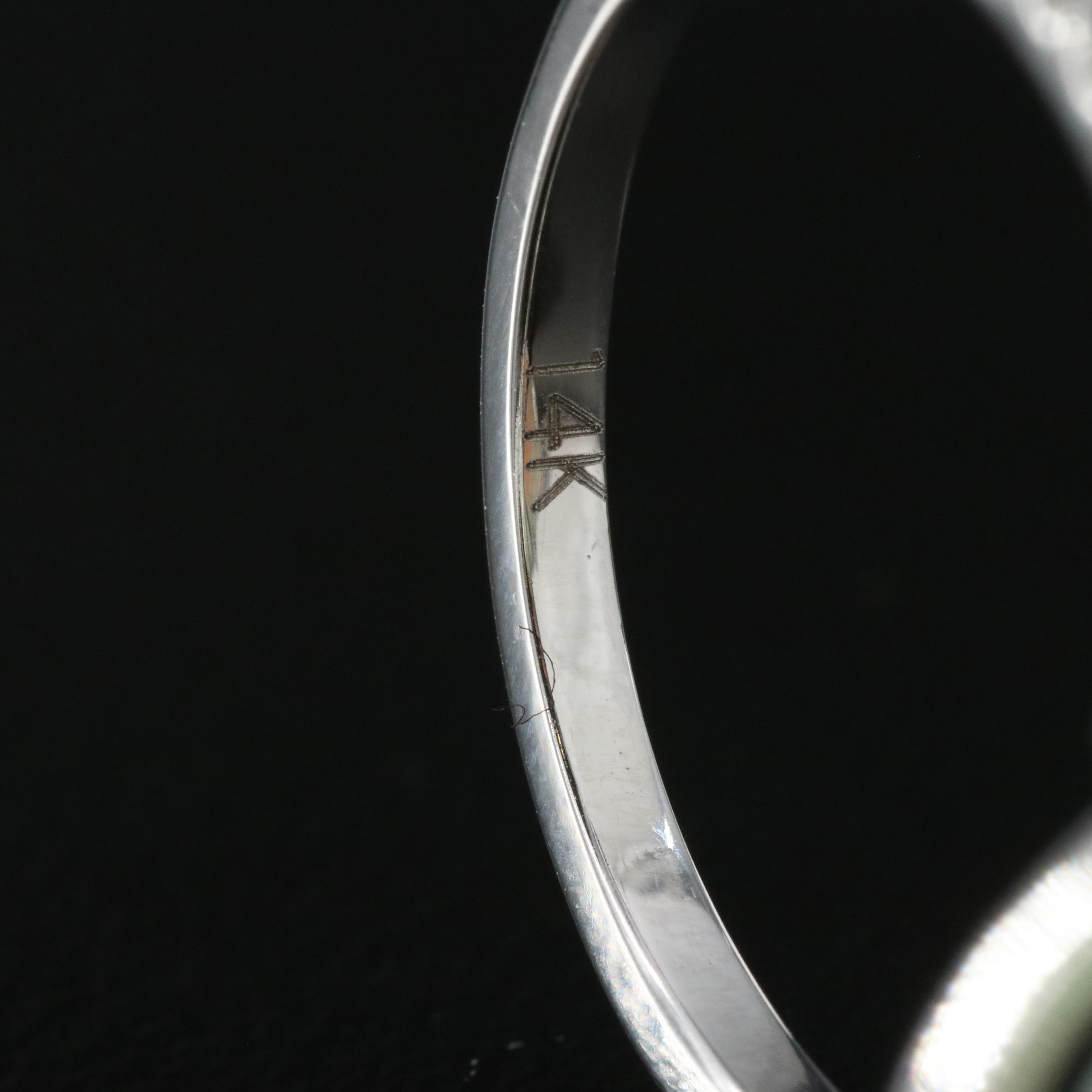 14K 13.79 CT Opal and Diamond Ring