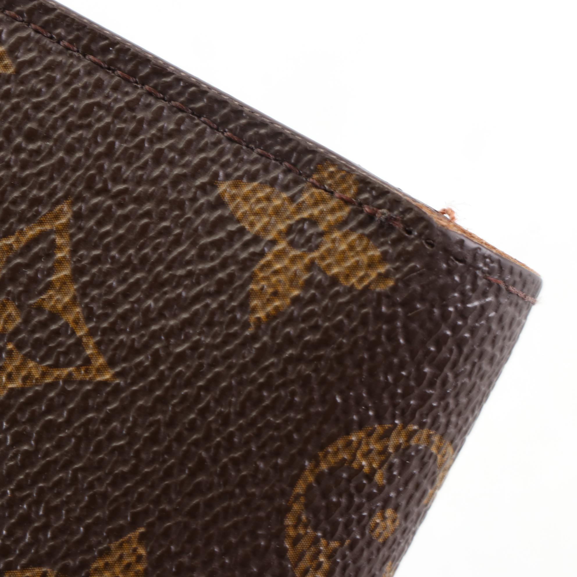 Louis Vuitton Porte Viennois Kiss Lock Coin Purse Wallet in Monogram Canvas