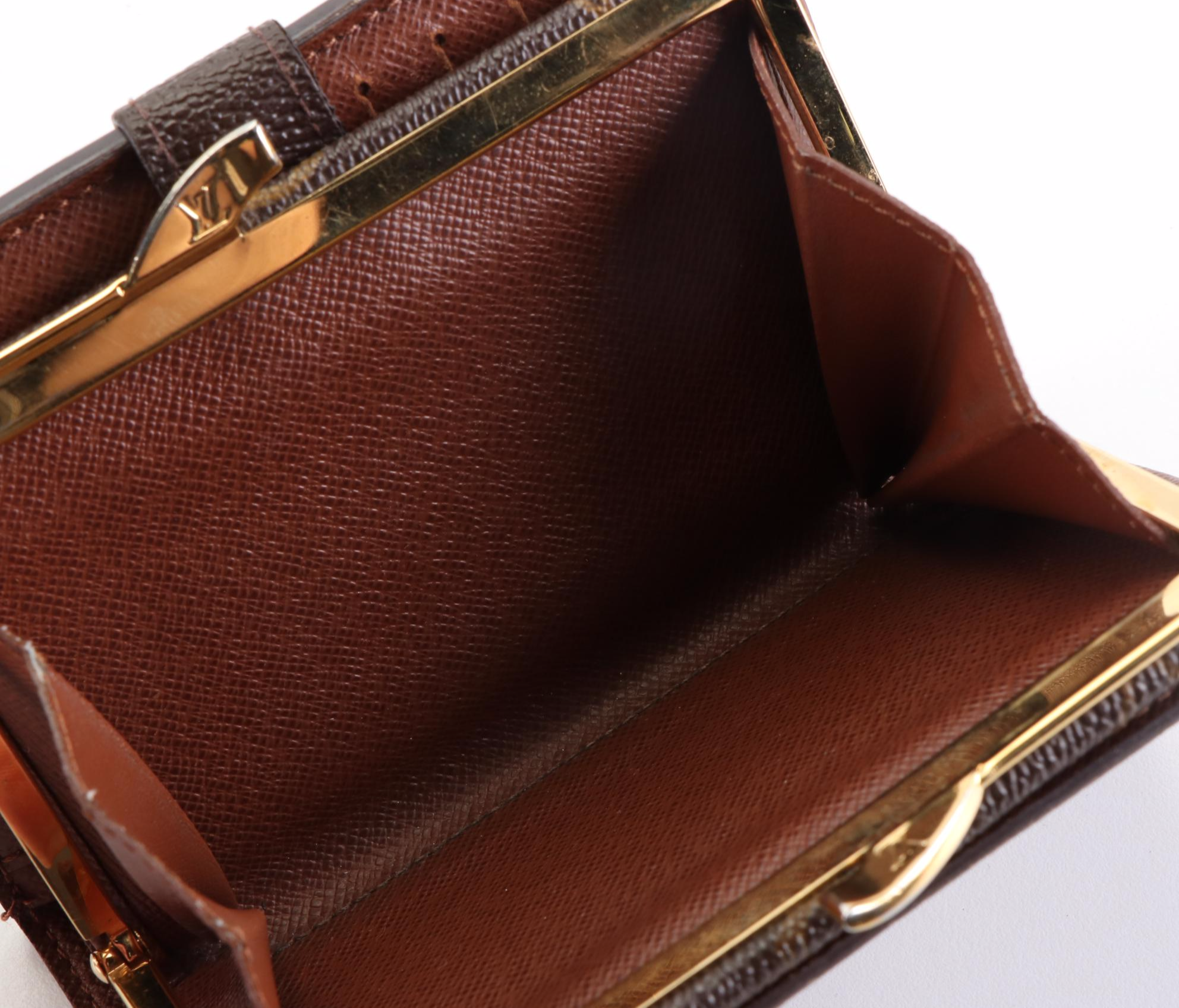 Louis Vuitton Porte Viennois Kiss Lock Coin Purse Wallet in Monogram Canvas