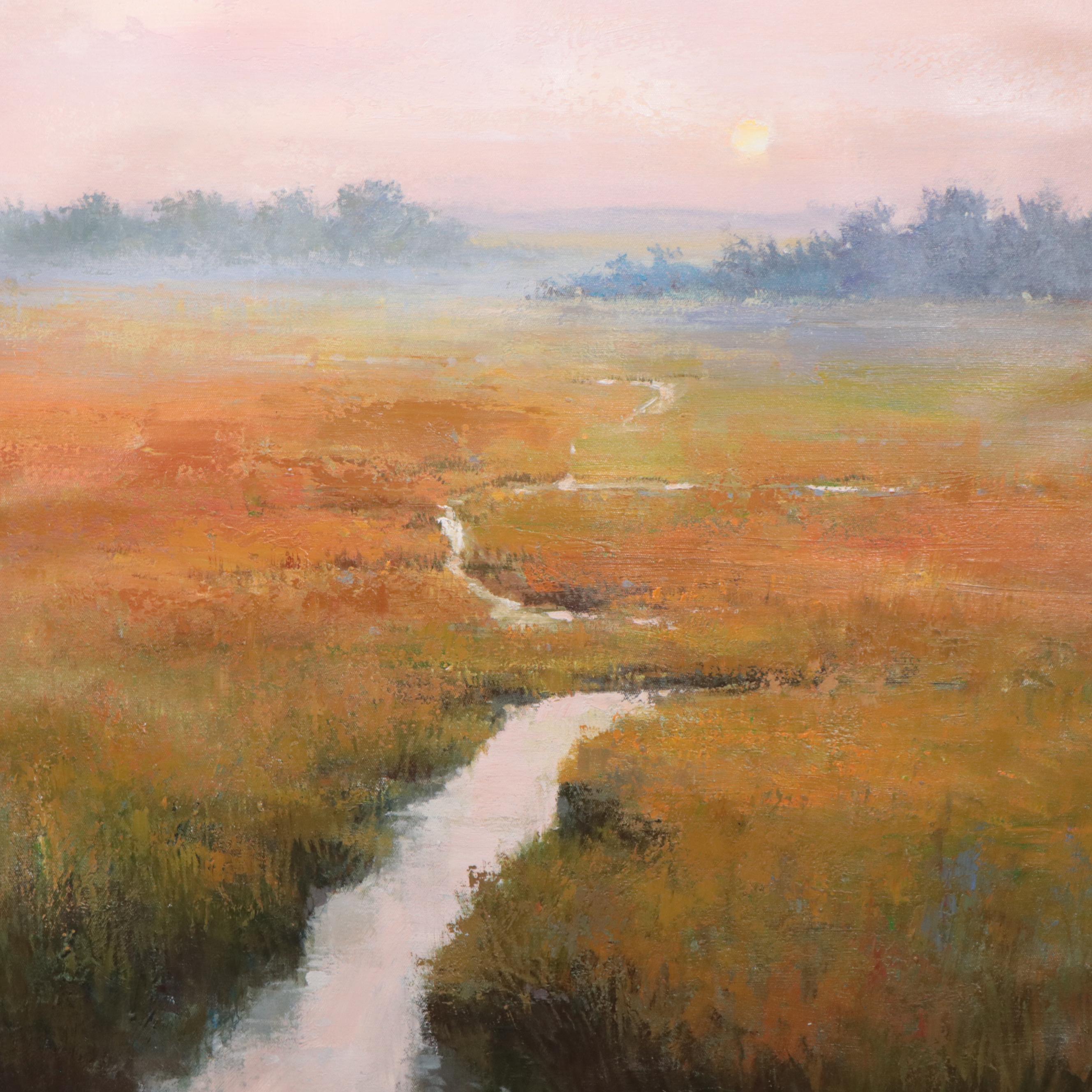 Kingston Marsh Landscape Oil Painting