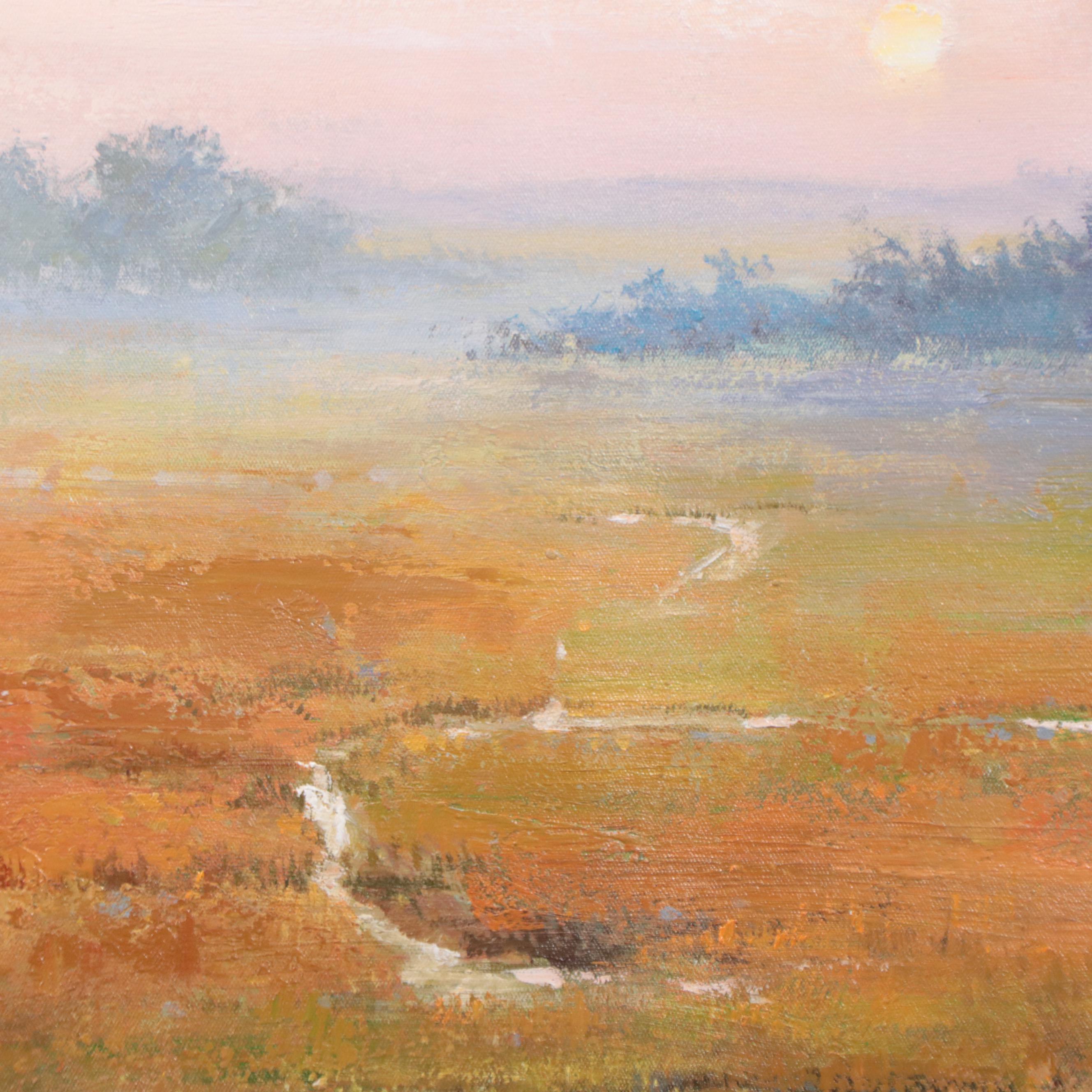 Kingston Marsh Landscape Oil Painting