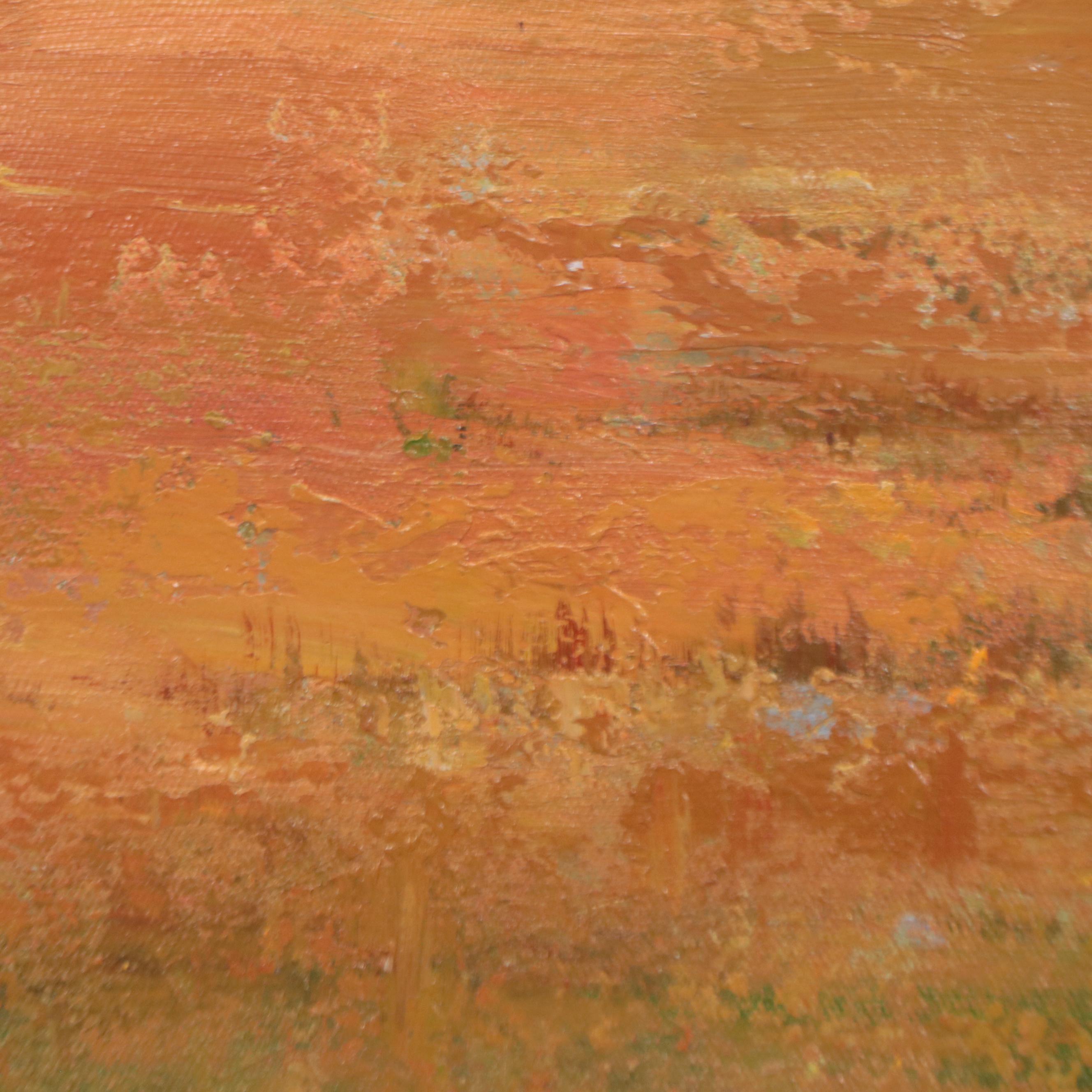 Kingston Marsh Landscape Oil Painting